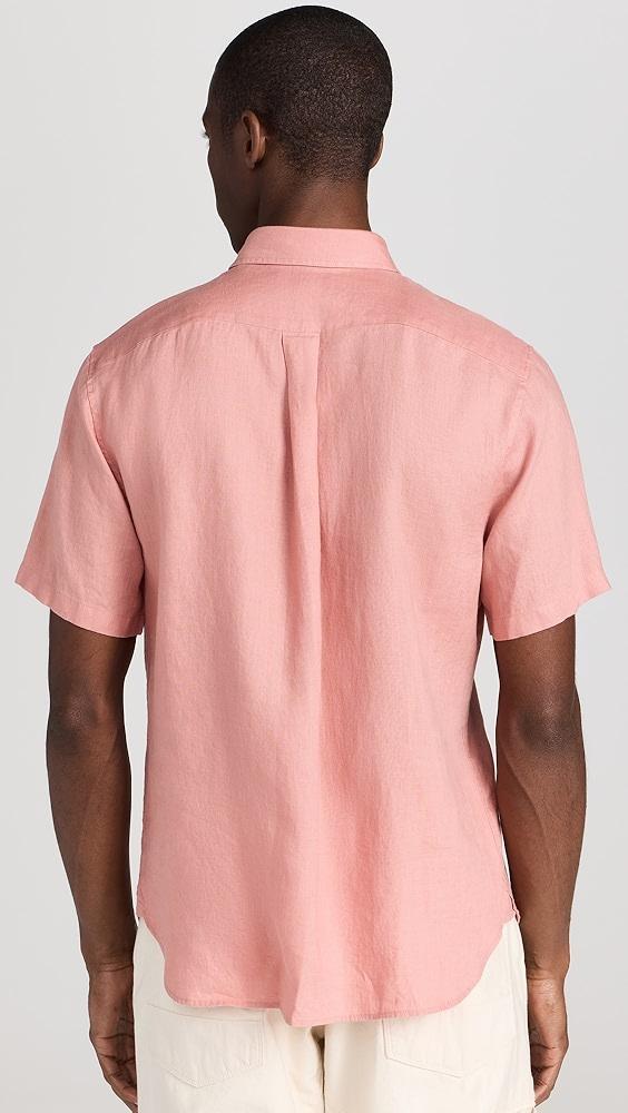 Vince Linen Short Sleeve Shirt | Shopbop Product Image