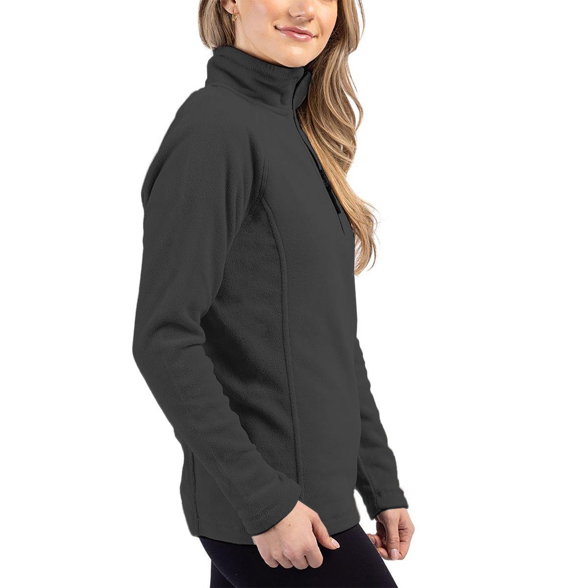 Cutter & Buck Clique Summit Performance Fleece Half Zip Women's Pullover Jacket Product Image