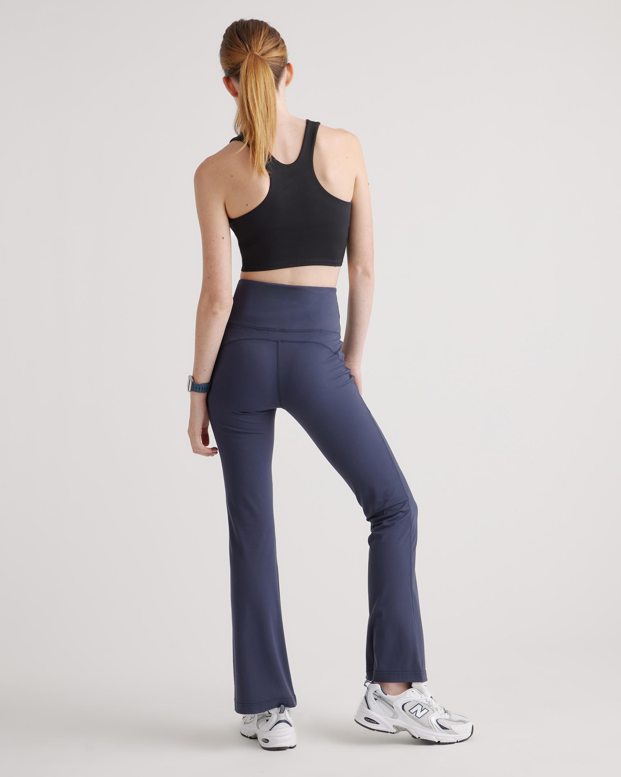 Quince | Women's Ultra-Form High-Rise Flared Pants Size XL, Nylon/Spandex Product Image