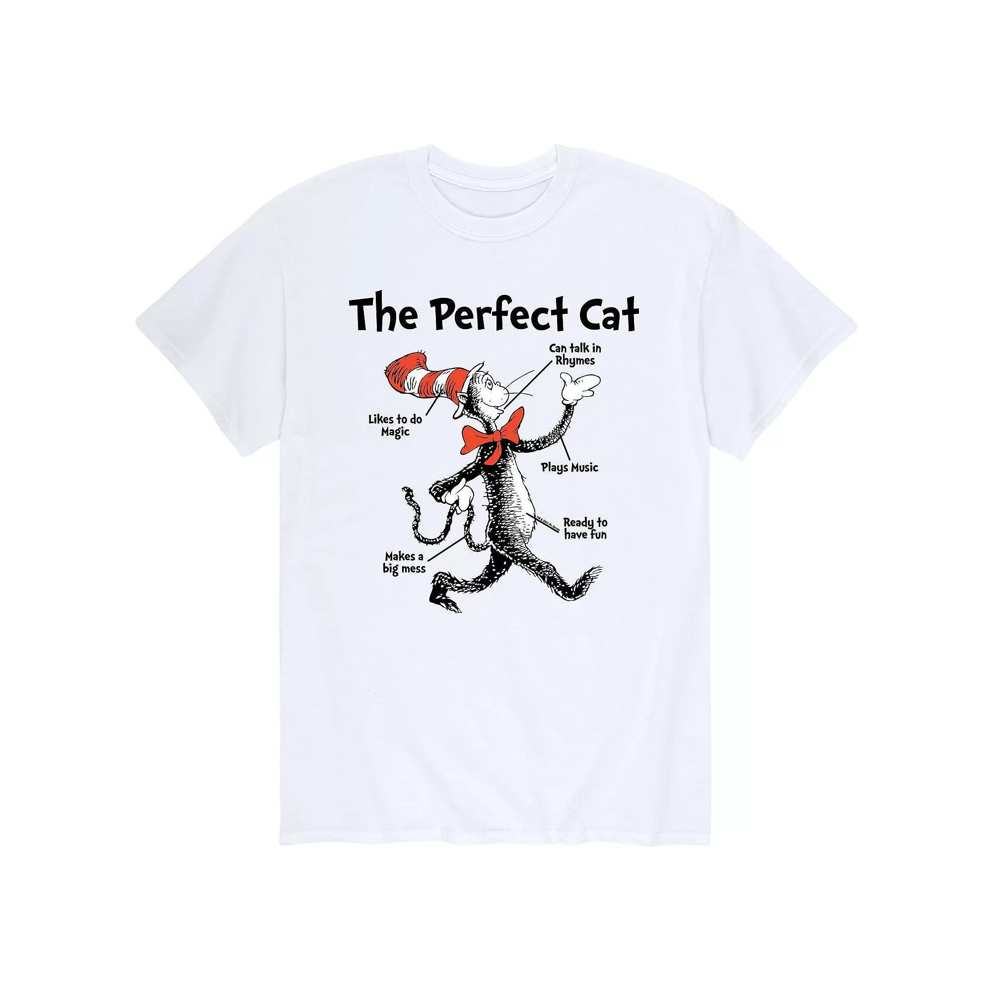 Mens Dr. Seuss Perfect Cat Tee Product Image