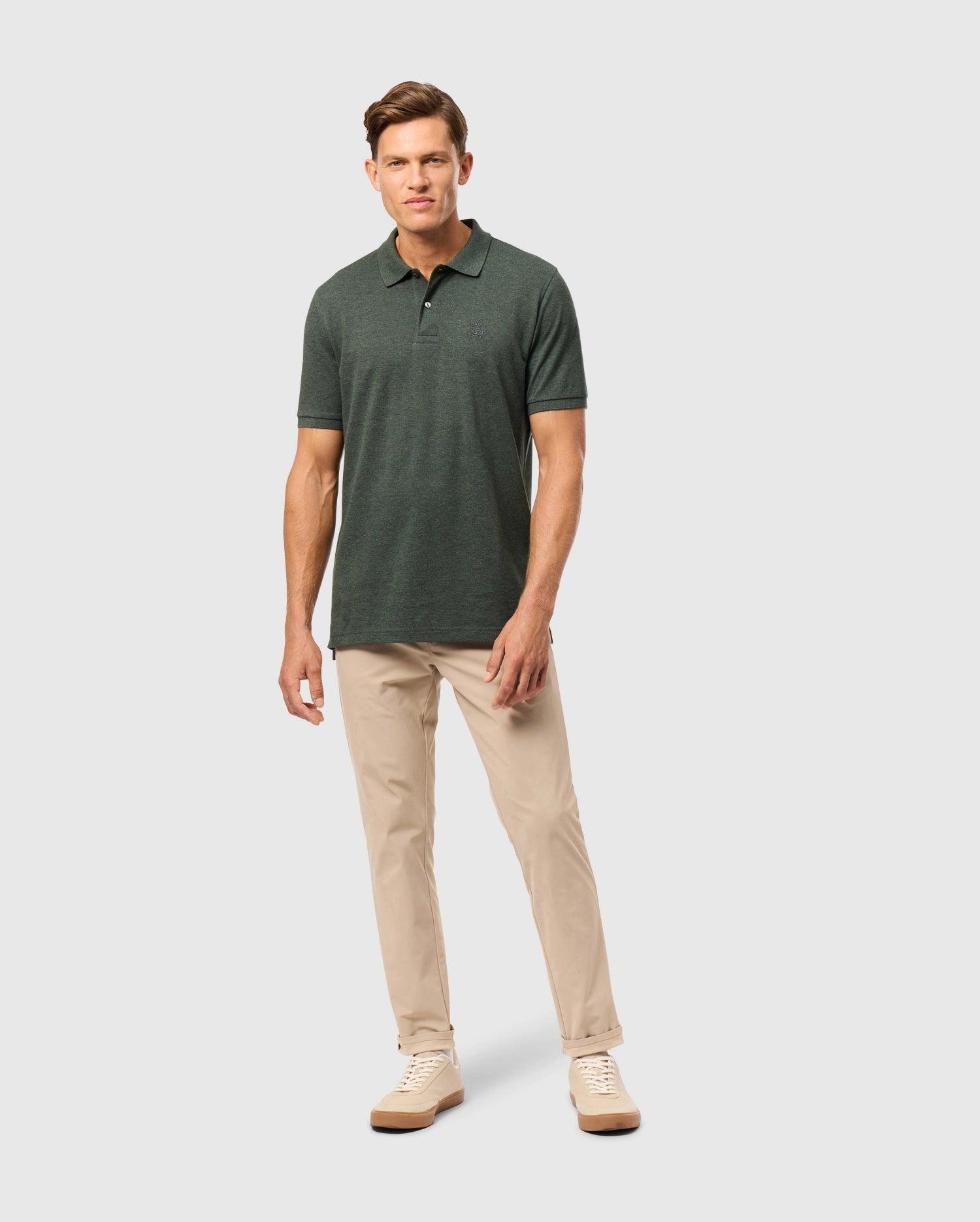 MENS JAMES PREMIUM PIQUE POLO SHIRT - B6K945D200 Male Product Image