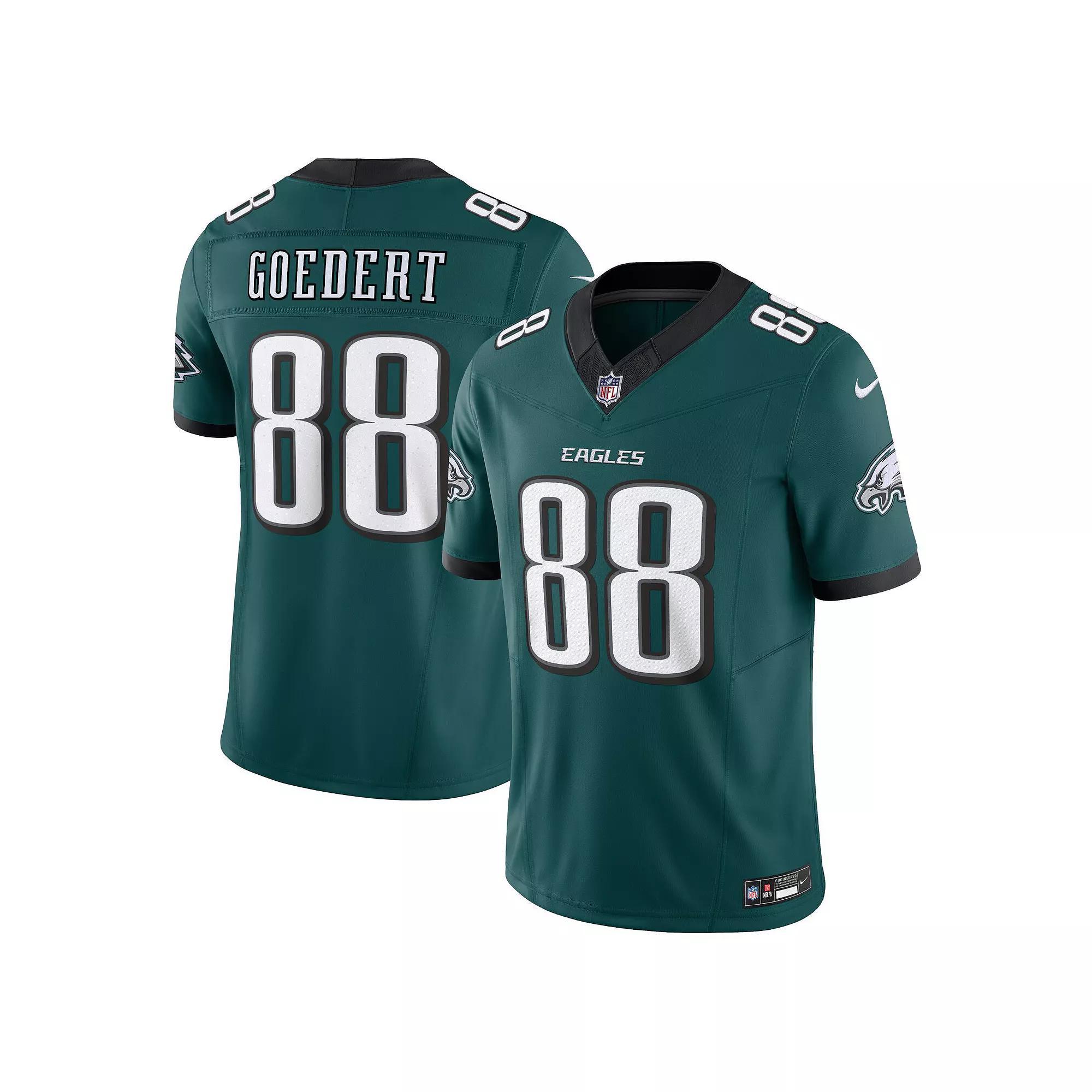 Men's Nike Dallas Goedert Midnight Green Philadelphia Eagles Vapor F.U.S.E. Limited Jersey, Size: Large Product Image