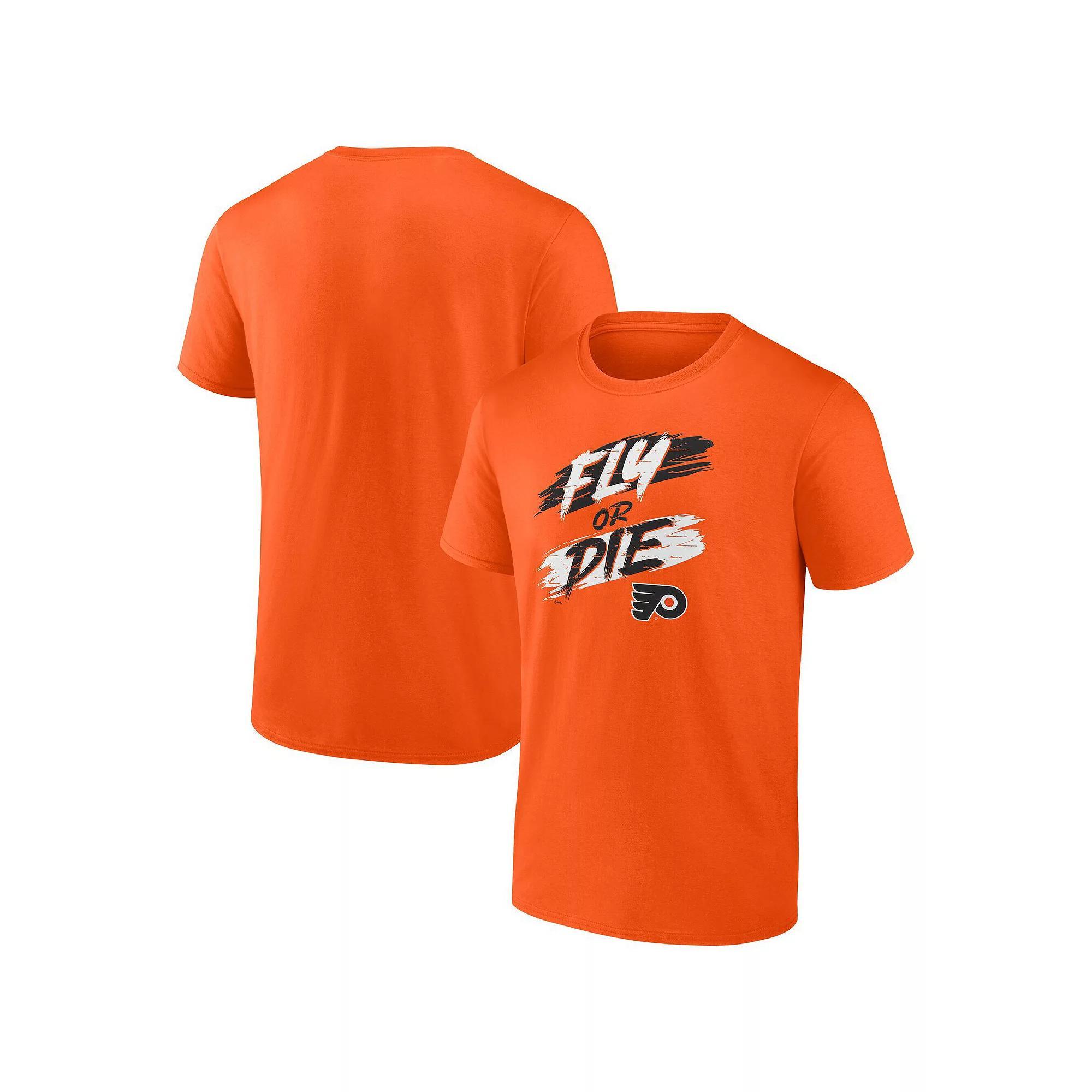 Men's Fanatics  Orange Philadelphia Flyers Iconic T-Shirt, Size: Small, Fly Orange Product Image