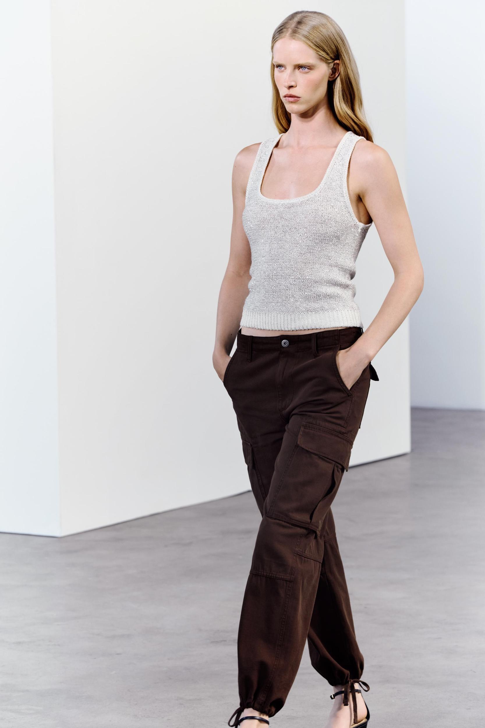SEQUIN KNIT TOP Product Image