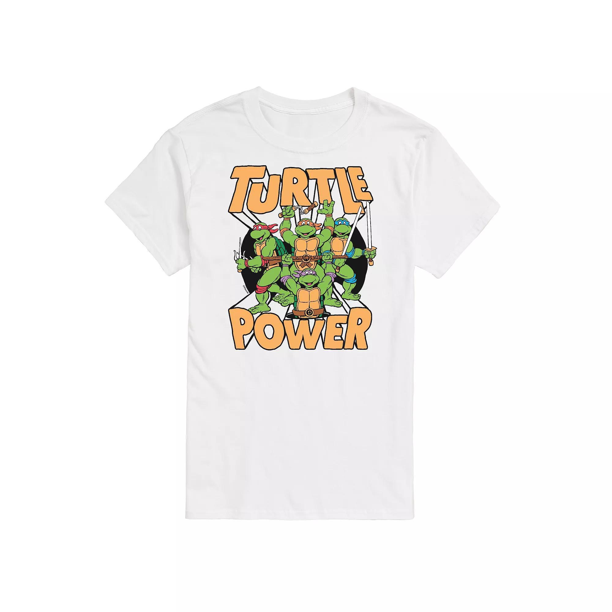 Big & Tall TMNT Turtle Power Graphic Tee, Mens Product Image