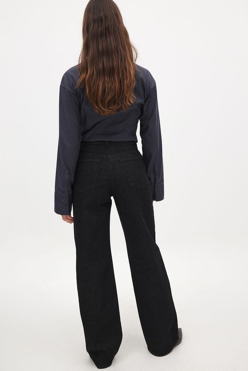 Straight Mid Waist Jeans Product Image