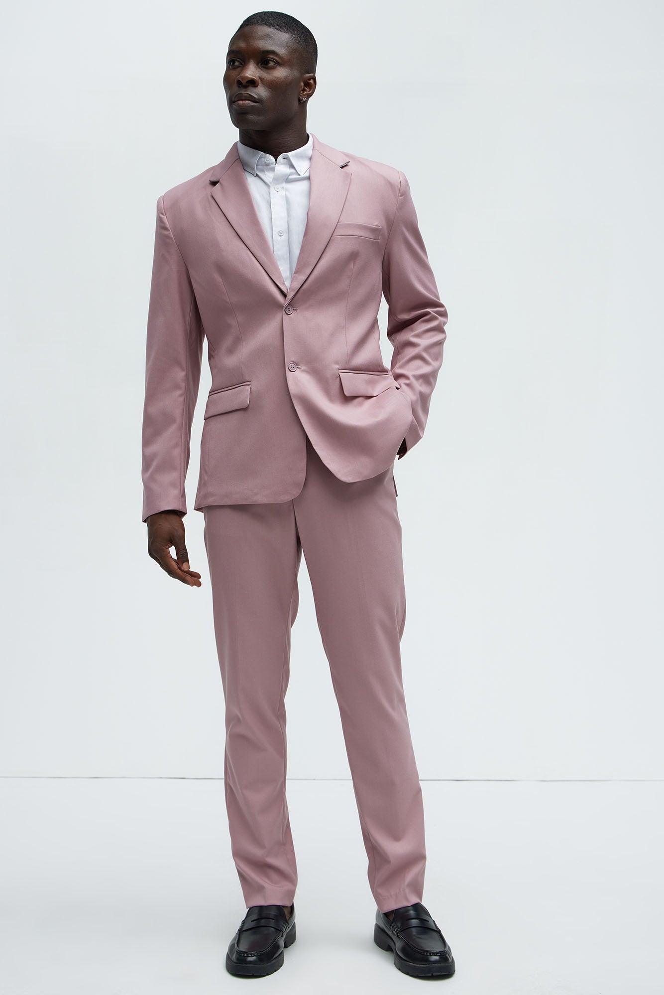 The Modern Stretch Suit Jacket - Mauve Product Image