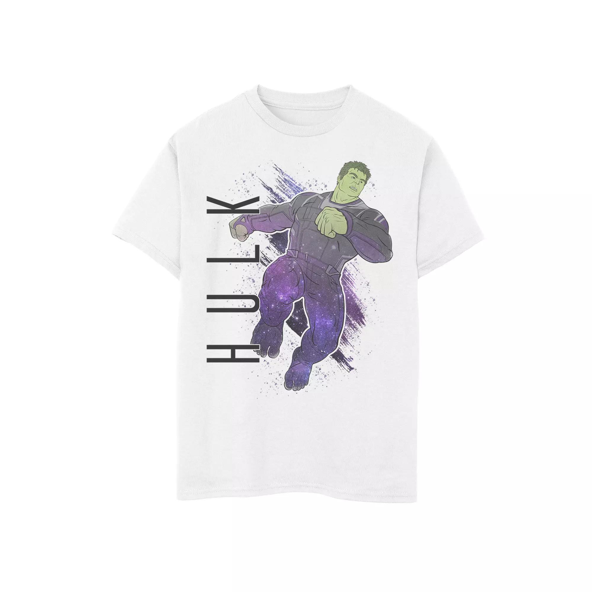 Men's Avengers Hulk Painted Tee, Size: XL, White Product Image