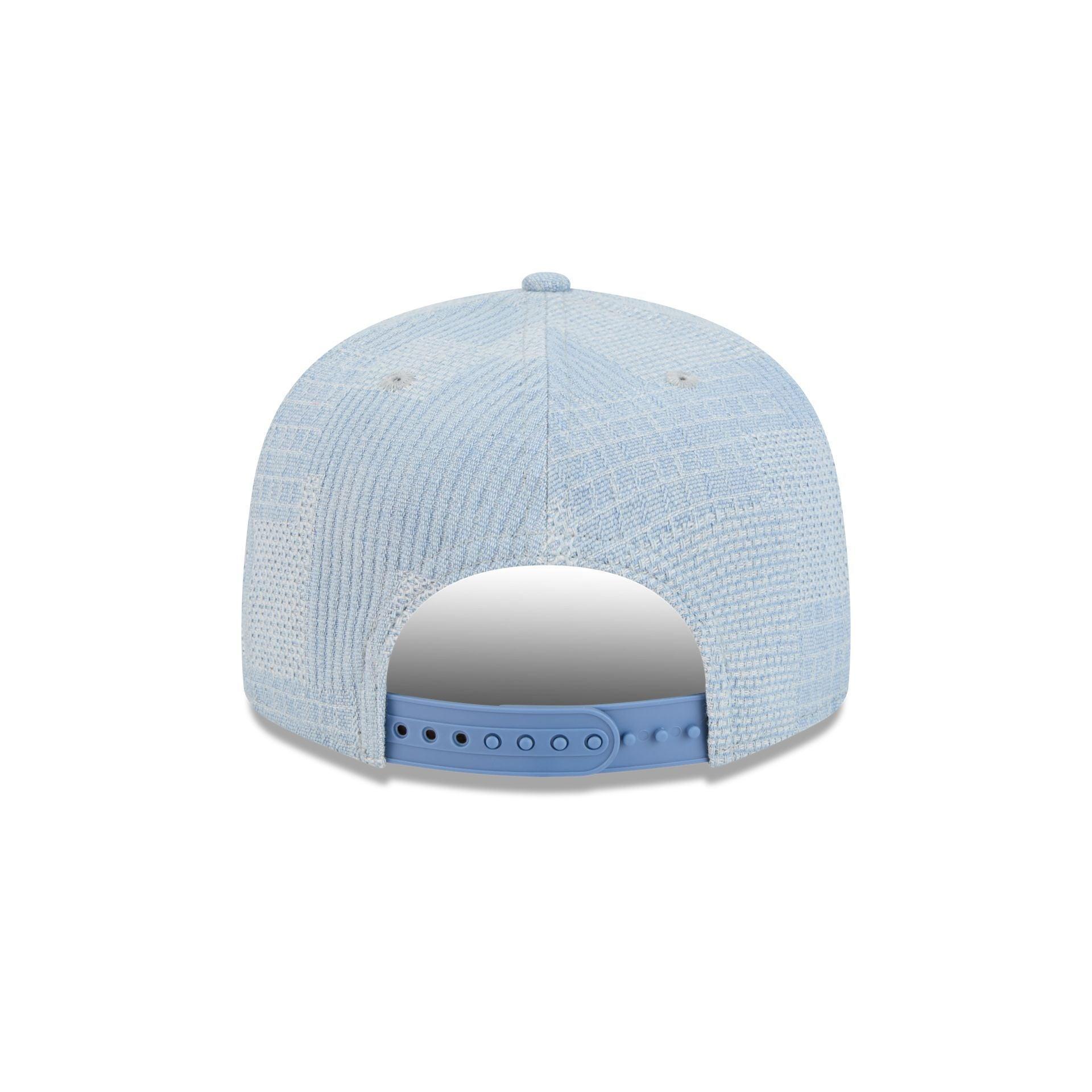 Los Angeles Angels Denim Patchwork 9FIFTY Snapback Hat Male Product Image