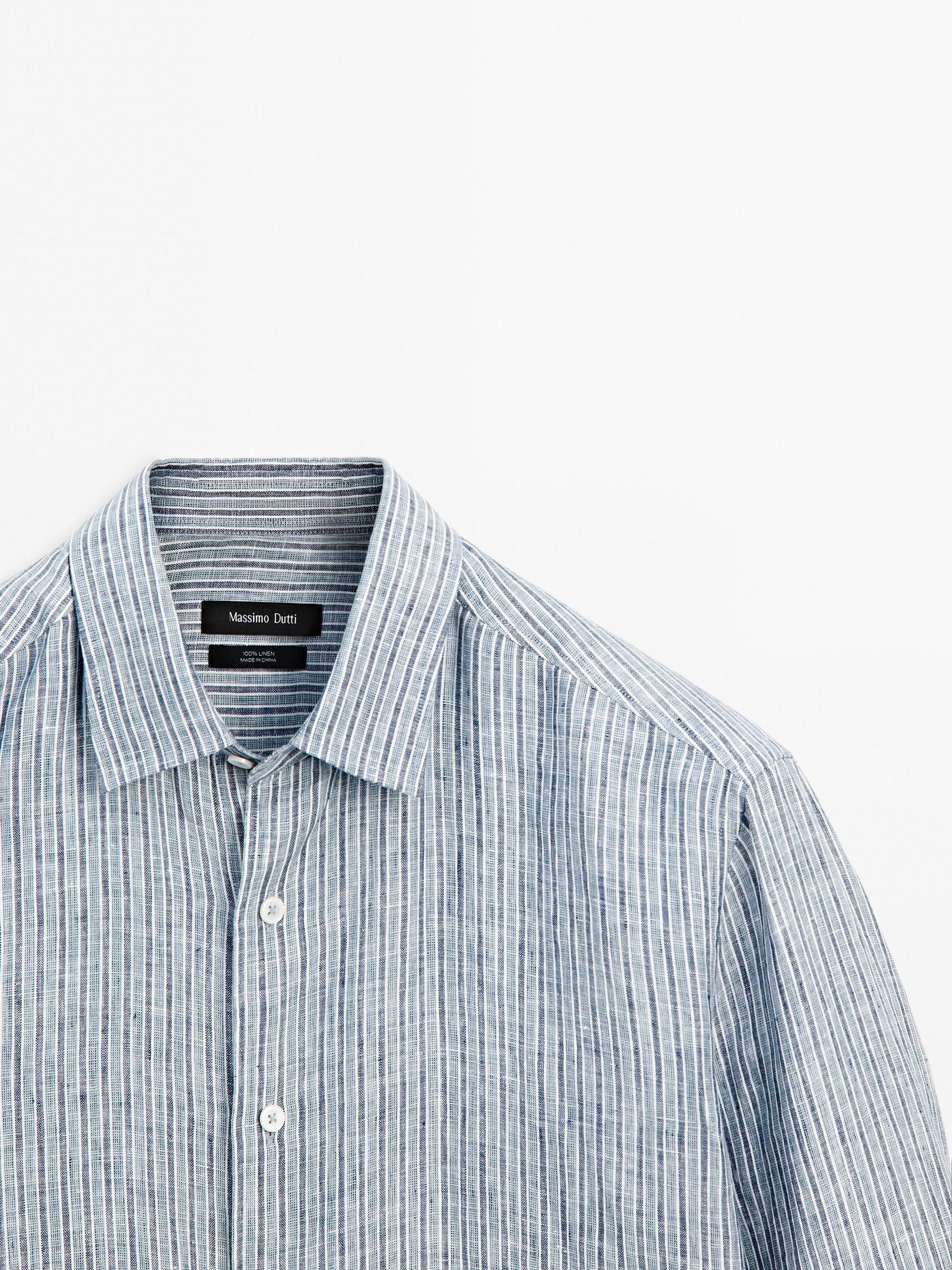 Regular fit striped shirt Product Image