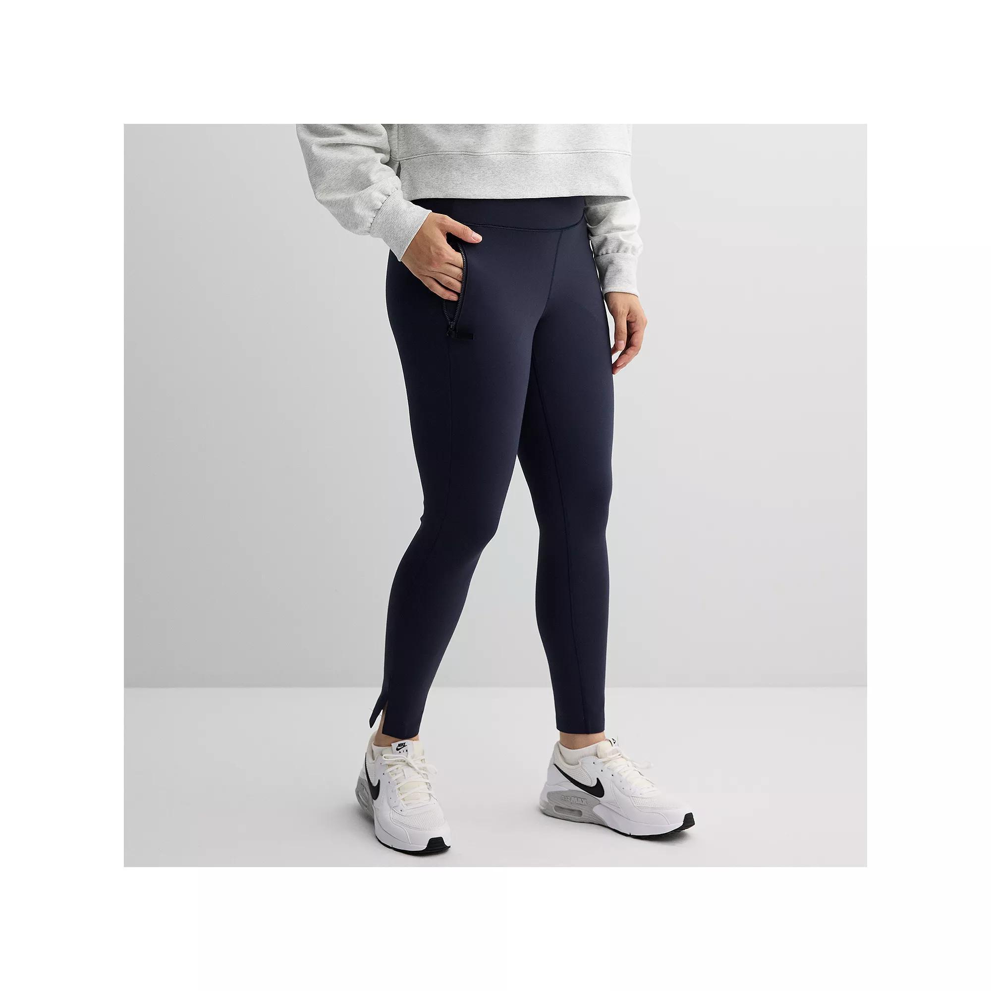 Women's FLX Elevate High-Rise Ponte Ankle Pants, Size: Small Short, Purple Sherry Product Image