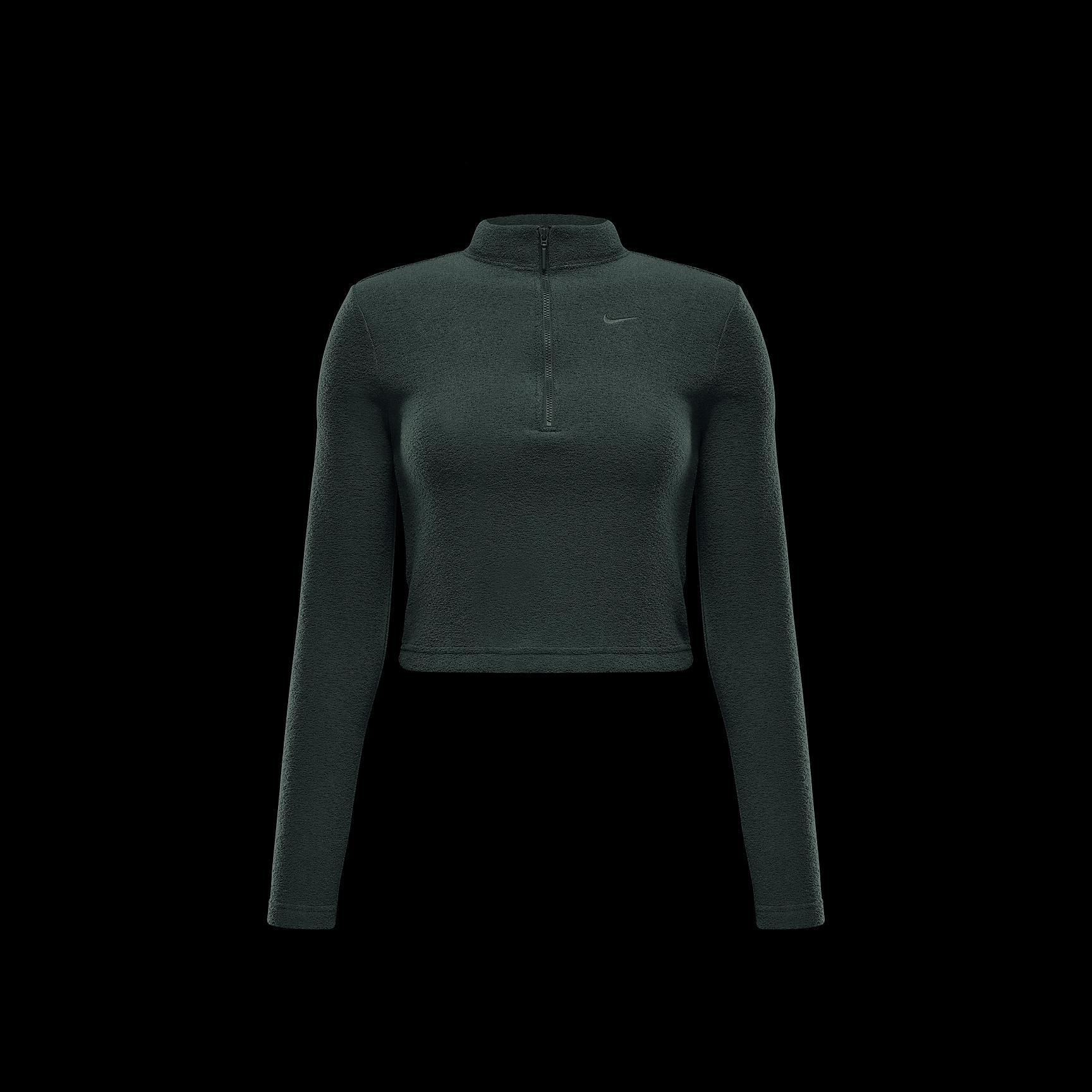 Nike Sportswear Phoenix Plush Women's Slim Long-Sleeve Cozy Fleece 1/2-Zip Top Product Image