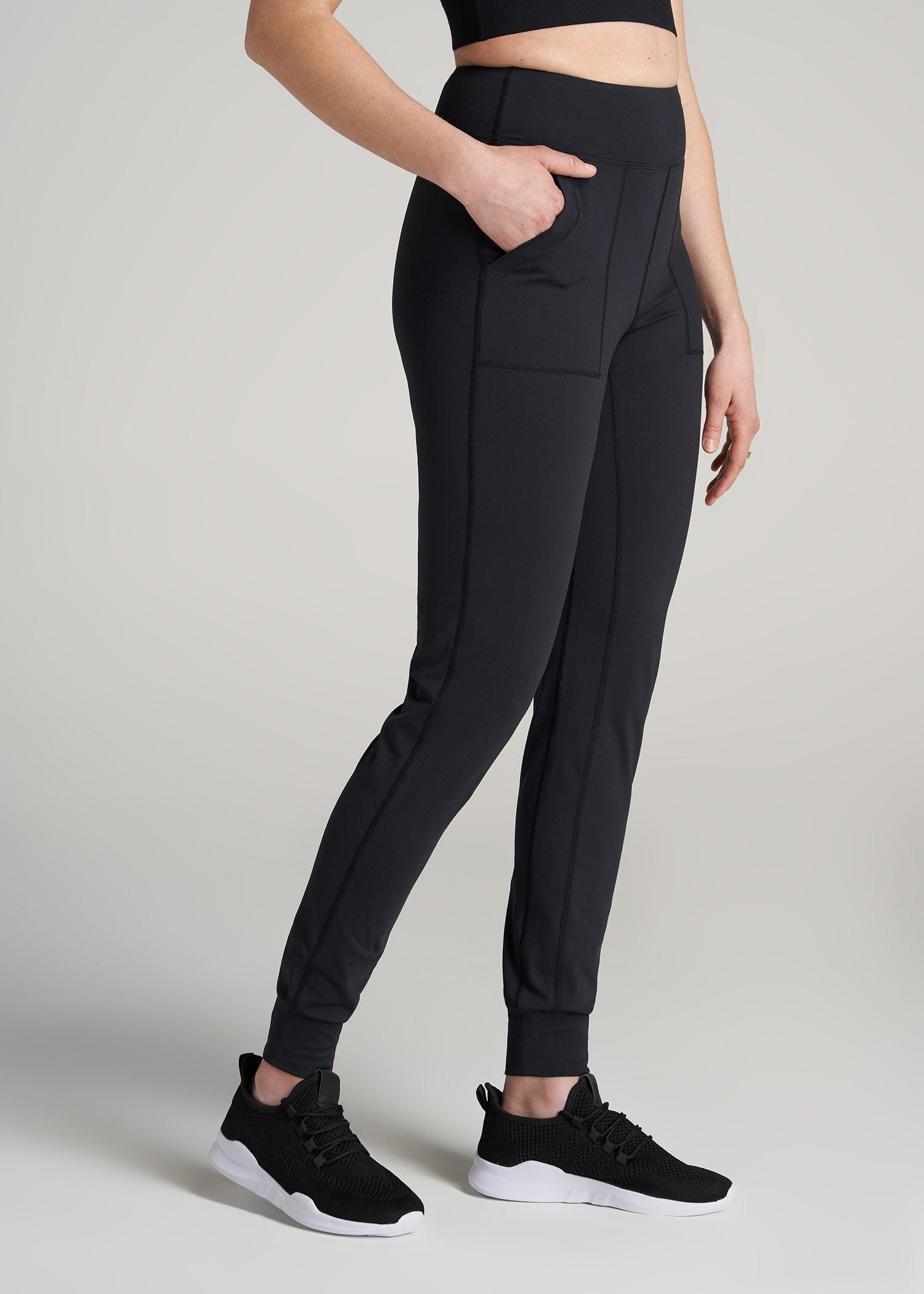 Balance Pocket Joggers for Tall Women in Black Product Image