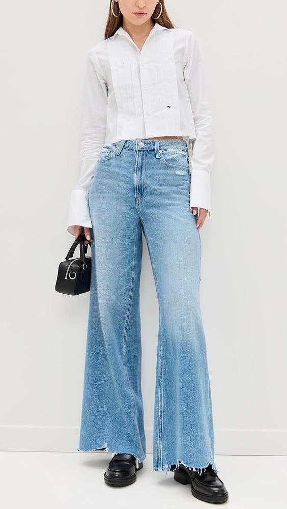 HOMMEGIRLS Cropped Tuxedo Shirt | Shopbop Product Image