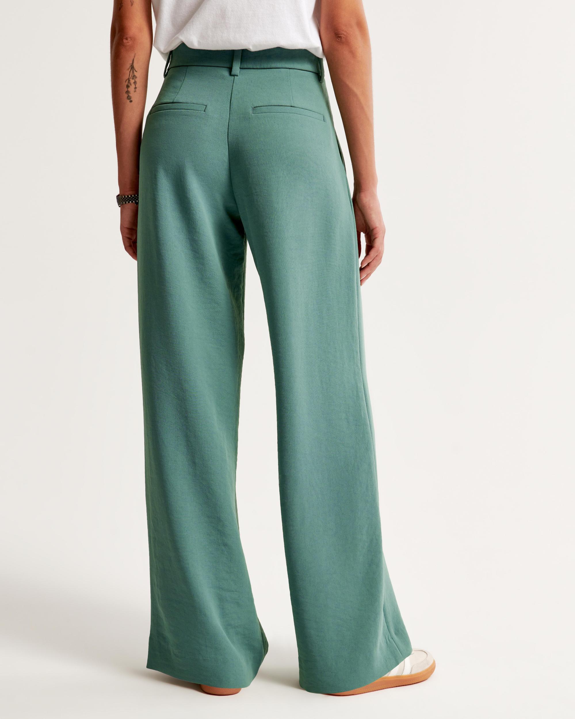 A&F Harper Tailored Premium Crepe Pant Product Image