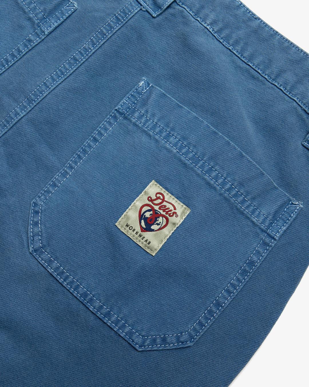 Canvas Irene Skirt - Overdyed Light Indigo Product Image