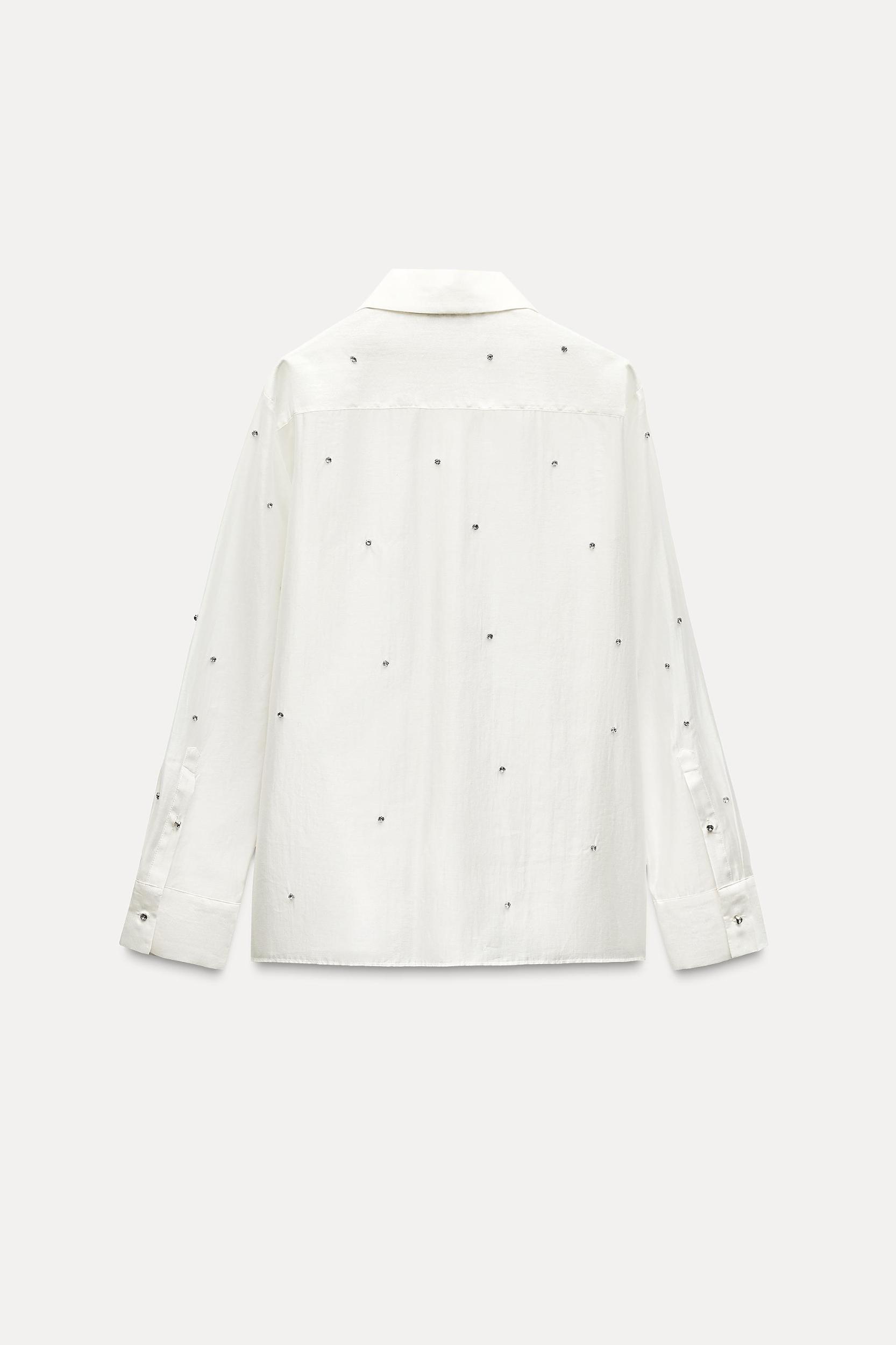 EMBROIDERED JEWEL SHIRT ZW COLLECTION Product Image