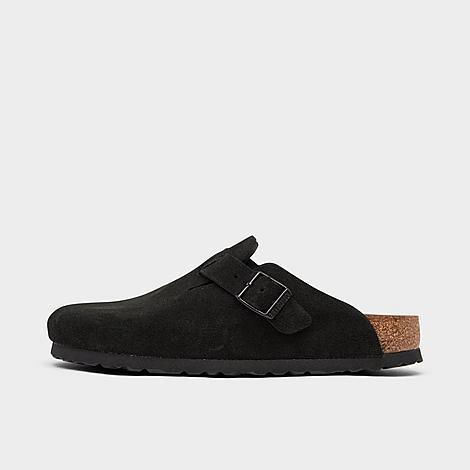 Birkenstock Mens Boston Suede Slide-On Soft Footbed Clogs Product Image