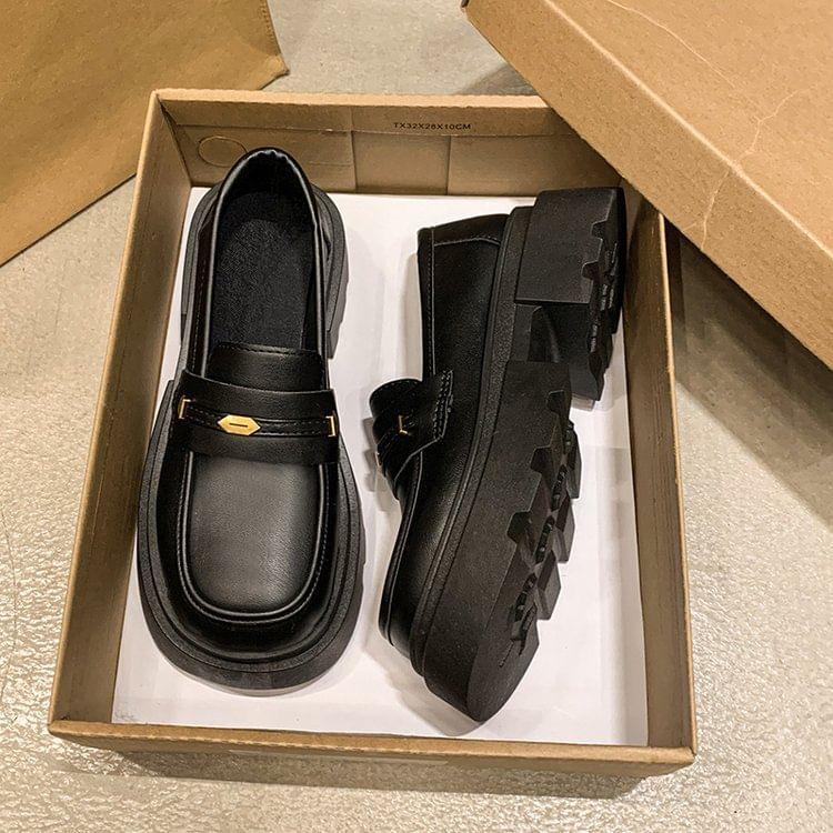 Platform Penny Loafers Product Image