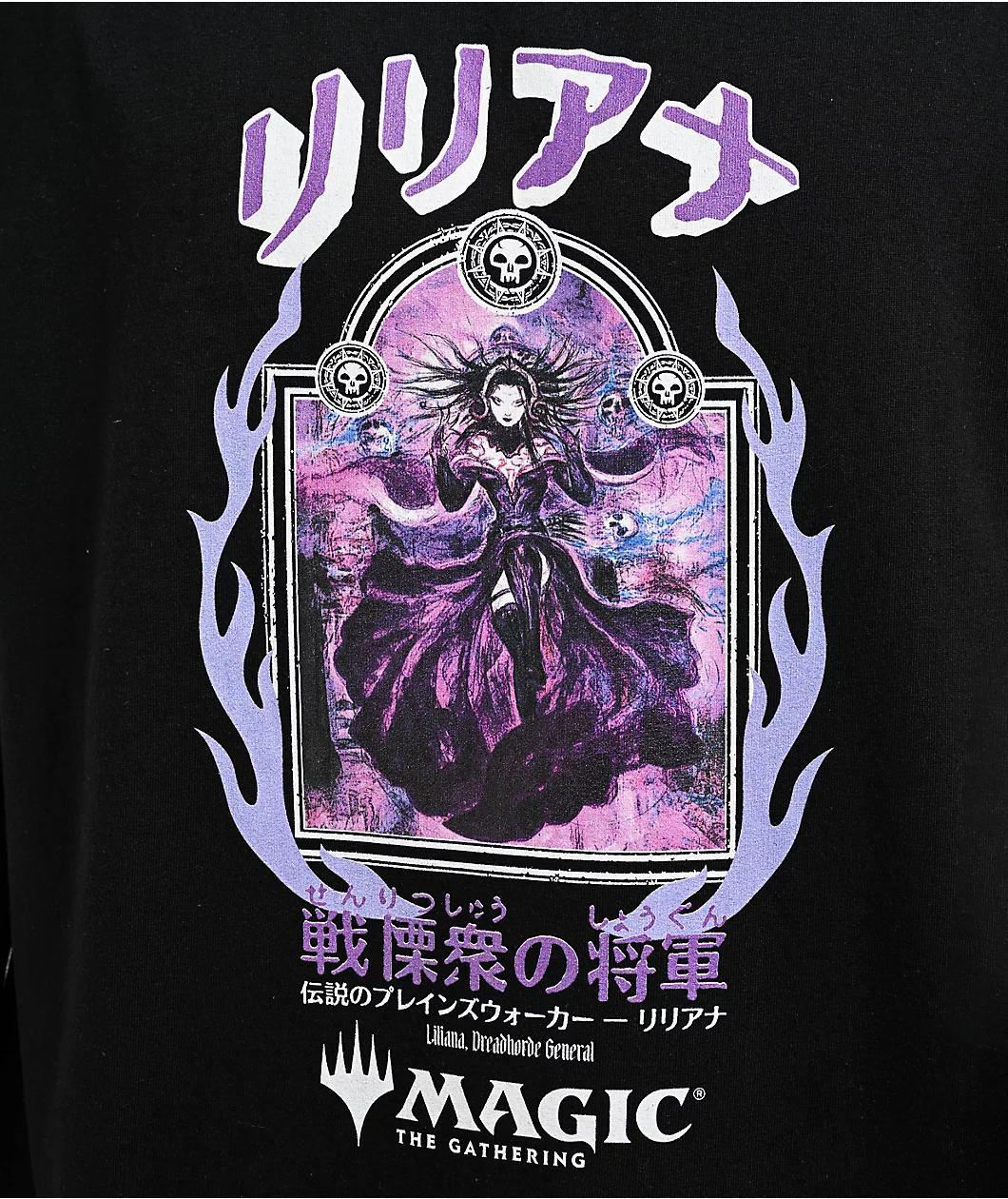 Episode x Magic The Gathering Liliana Black T-Shirt Product Image