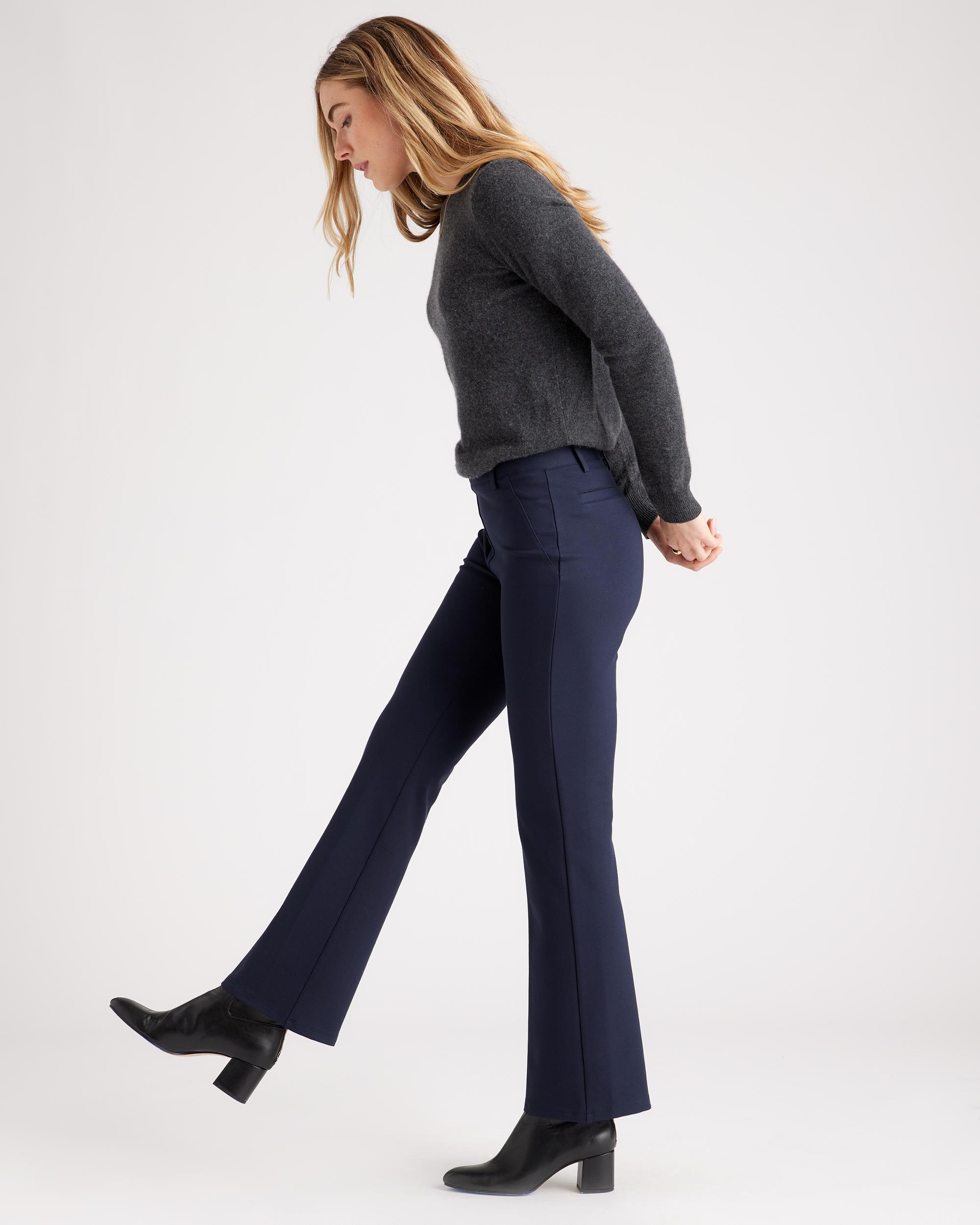 Quince | Women's Ultra-Stretch Ponte Bootcut Pants Size XL, Rayon Product Image