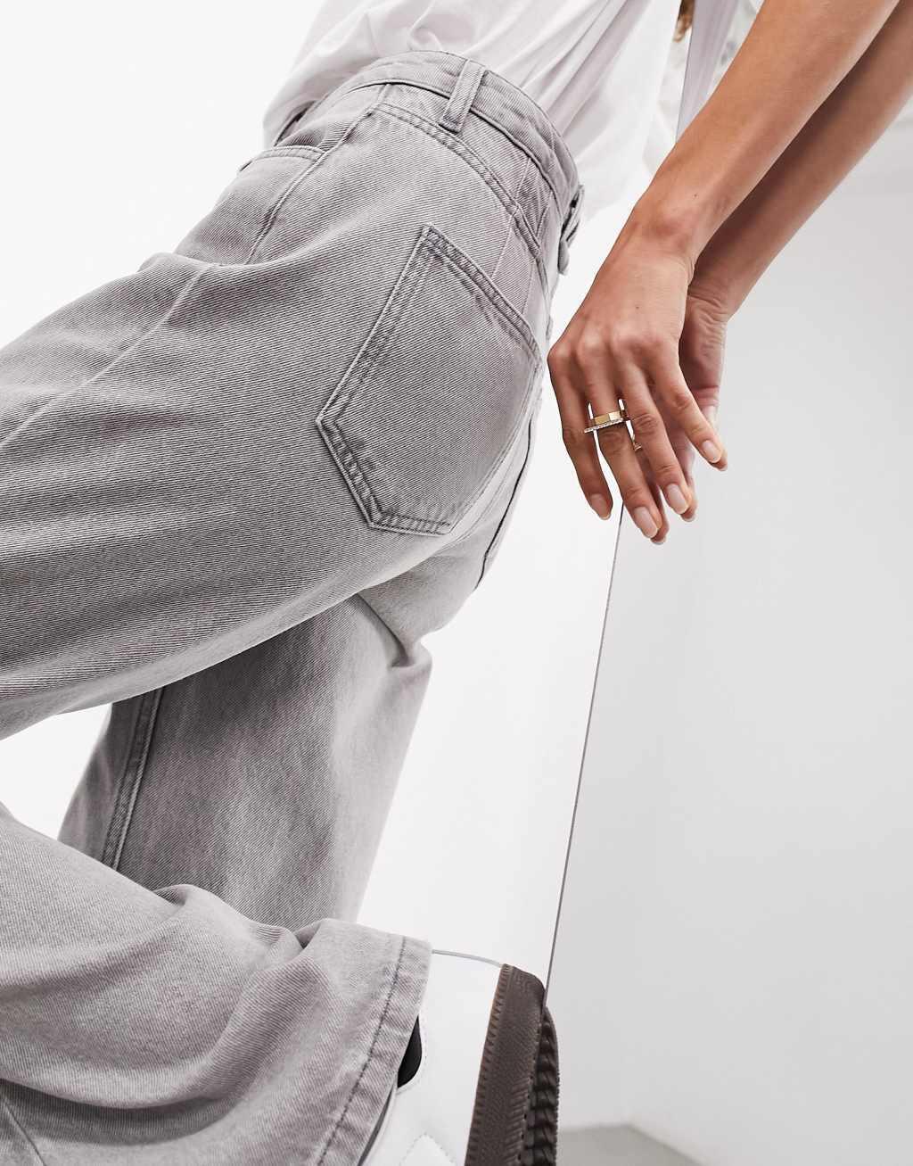 ASOS EDITION straight leg denim jeans Product Image