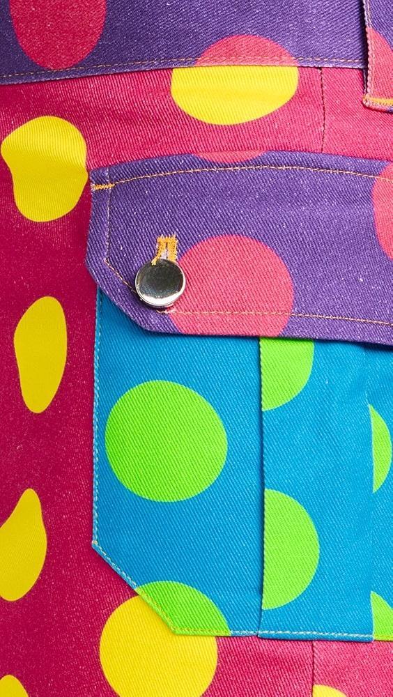 BruceGlen High Waist Dot Cargo Mini Skirt | Shopbop Product Image