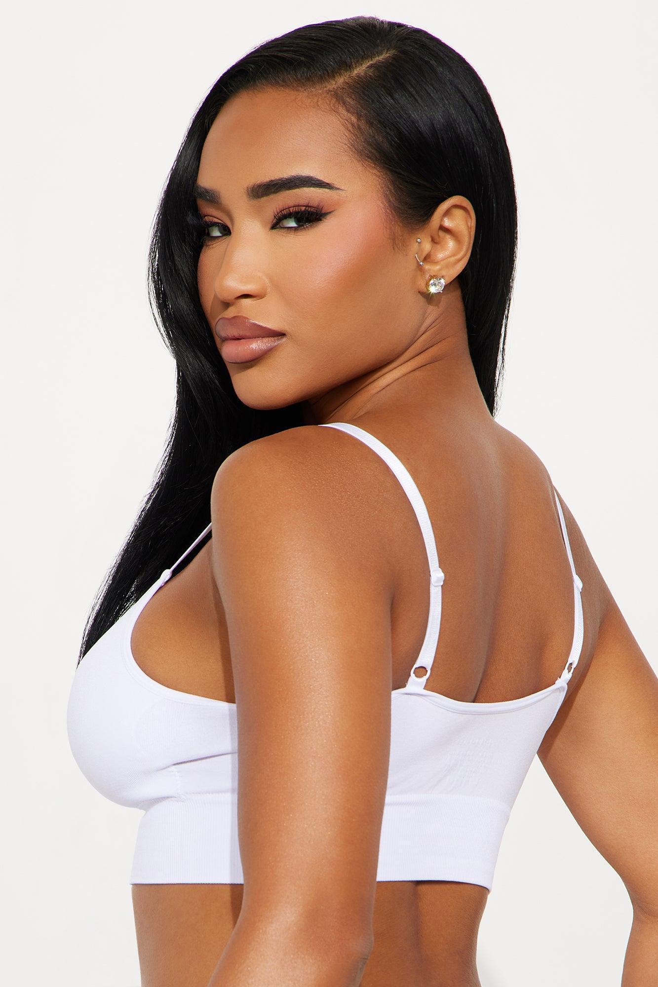 Smooth And Ready Seamless Cami Bralette - White Product Image