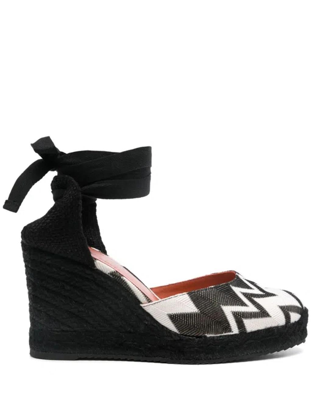 MISSONI Zigzag-woven Espadrilles In Black Product Image