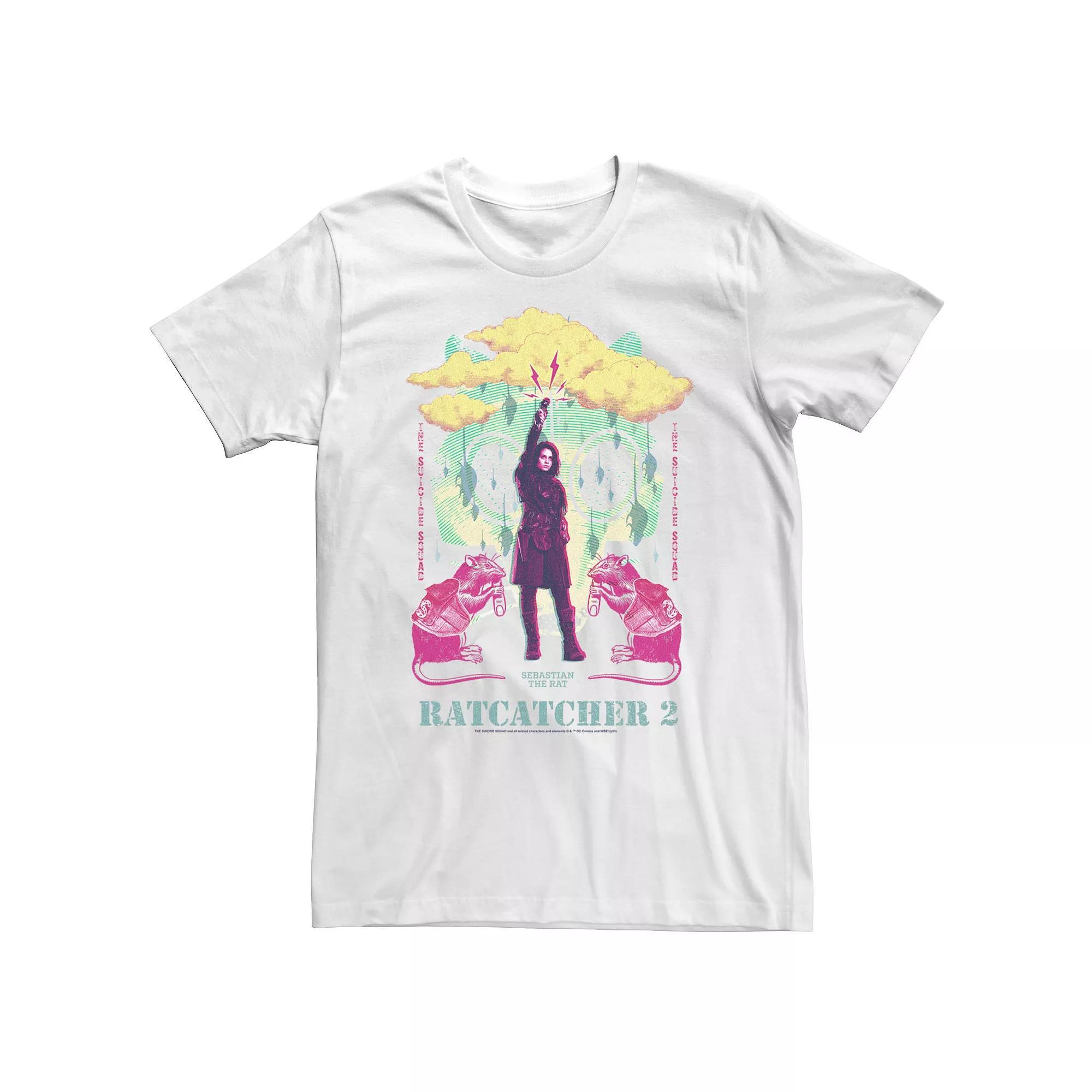 Big & Tall The Suicide Squad Rat Queen Poster Tee, Men's, Size: 5XL, White Product Image