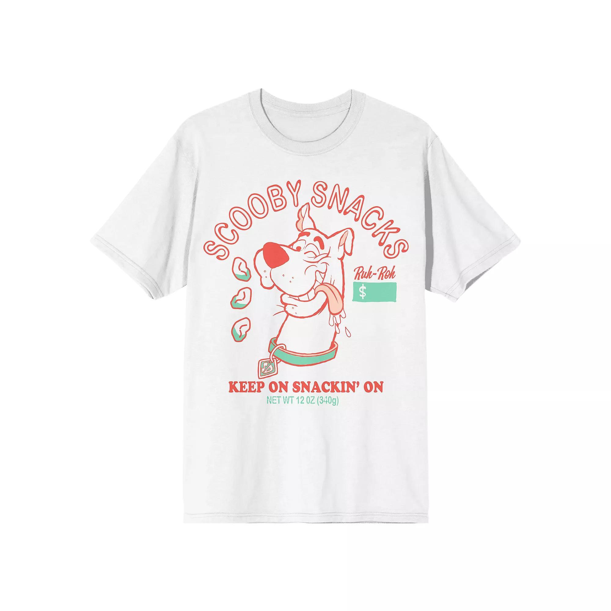 Men's Scooby Doo Scooby Snacks Tee, Size: Medium, White Product Image