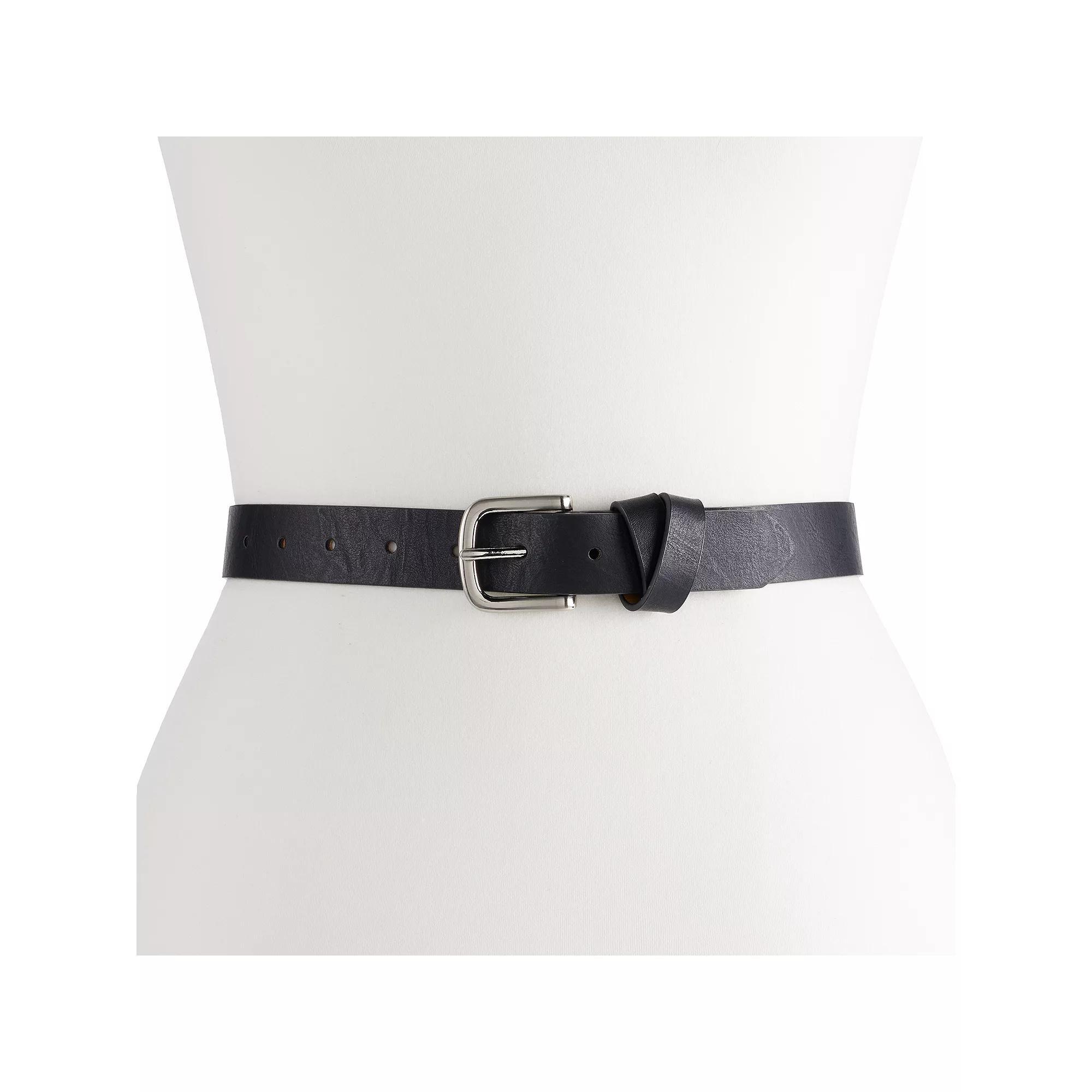 Women's Sonoma Goods For Life® Square Buckle Crossover Keeper Loop Belt, Size: 1XL, Orange Product Image