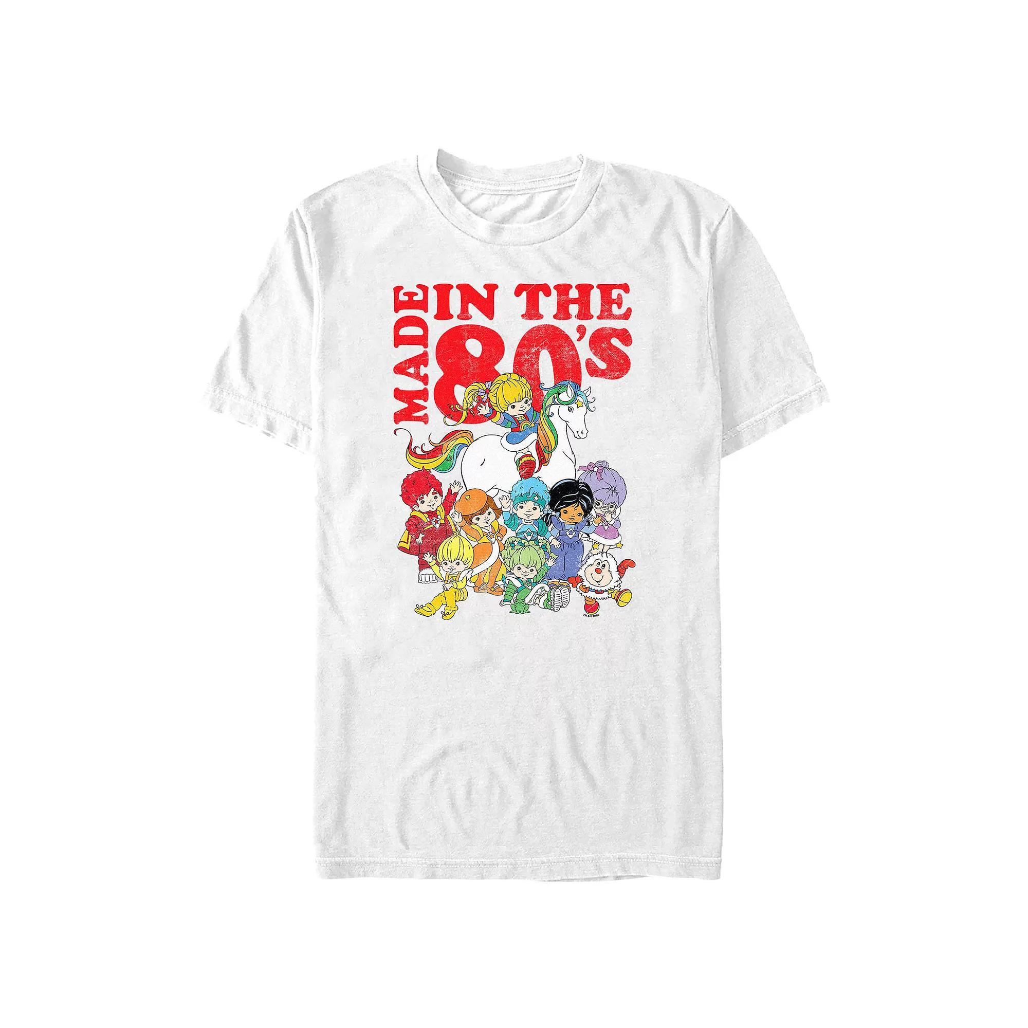 Men's Rainbow Brite Made In The 80's Graphic Tee, Size: Medium, White Product Image