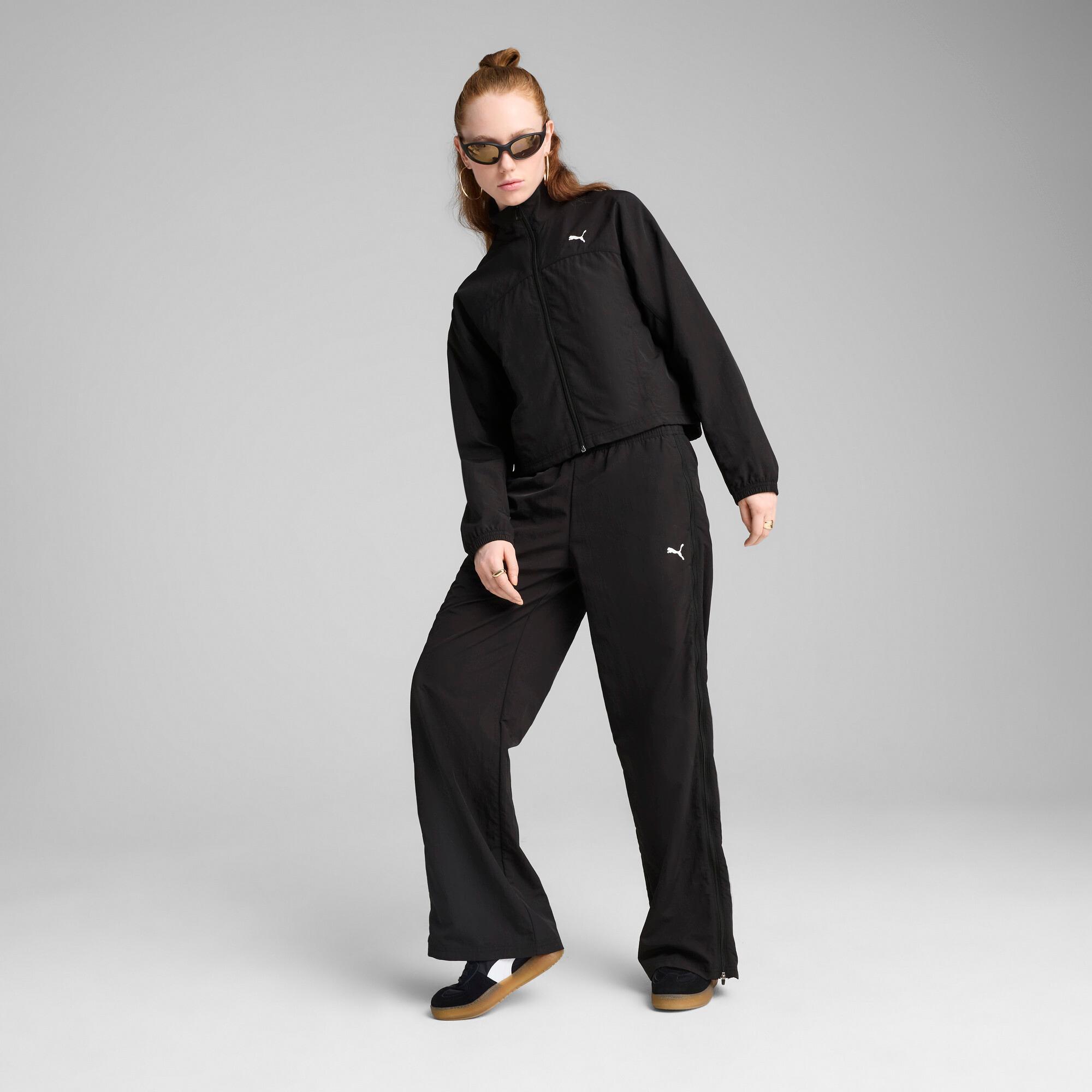 DARE TO Women's Oversized Full-Zip Woven Jacket Product Image