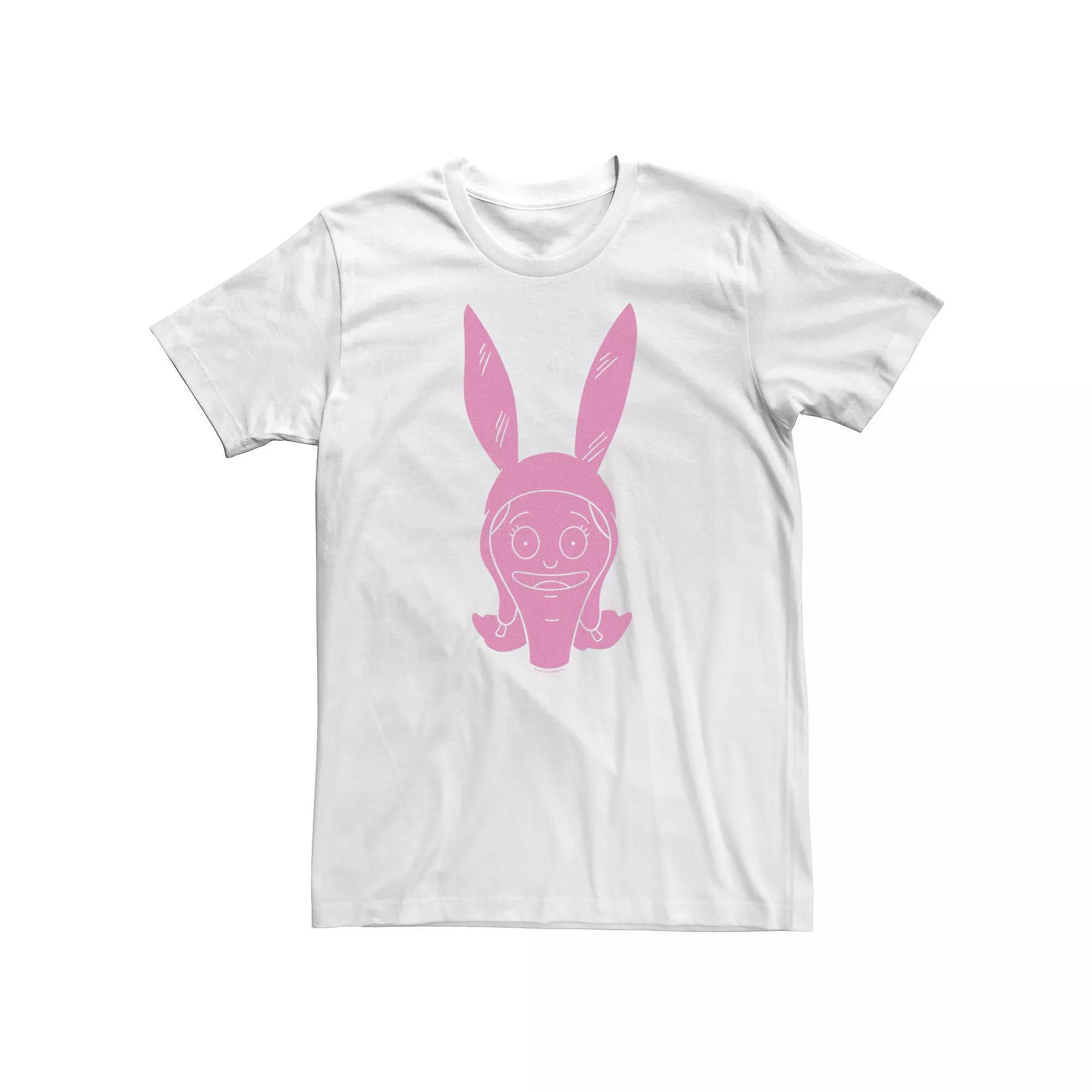 Big & Tall Bobs Burgers Louise Happy Big Face Tee, Mens Product Image