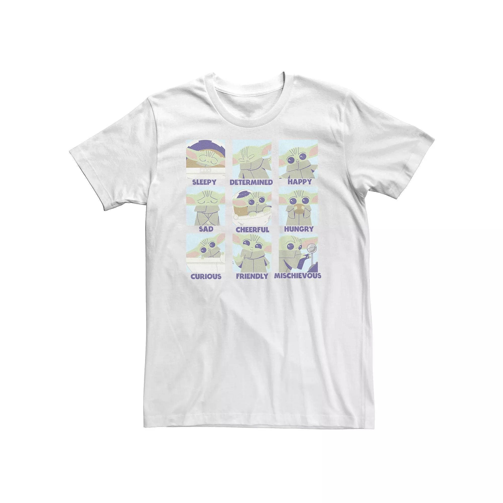 Big & Tall Star Wars The Mandalorian The Child Emotions Tee, Mens Product Image