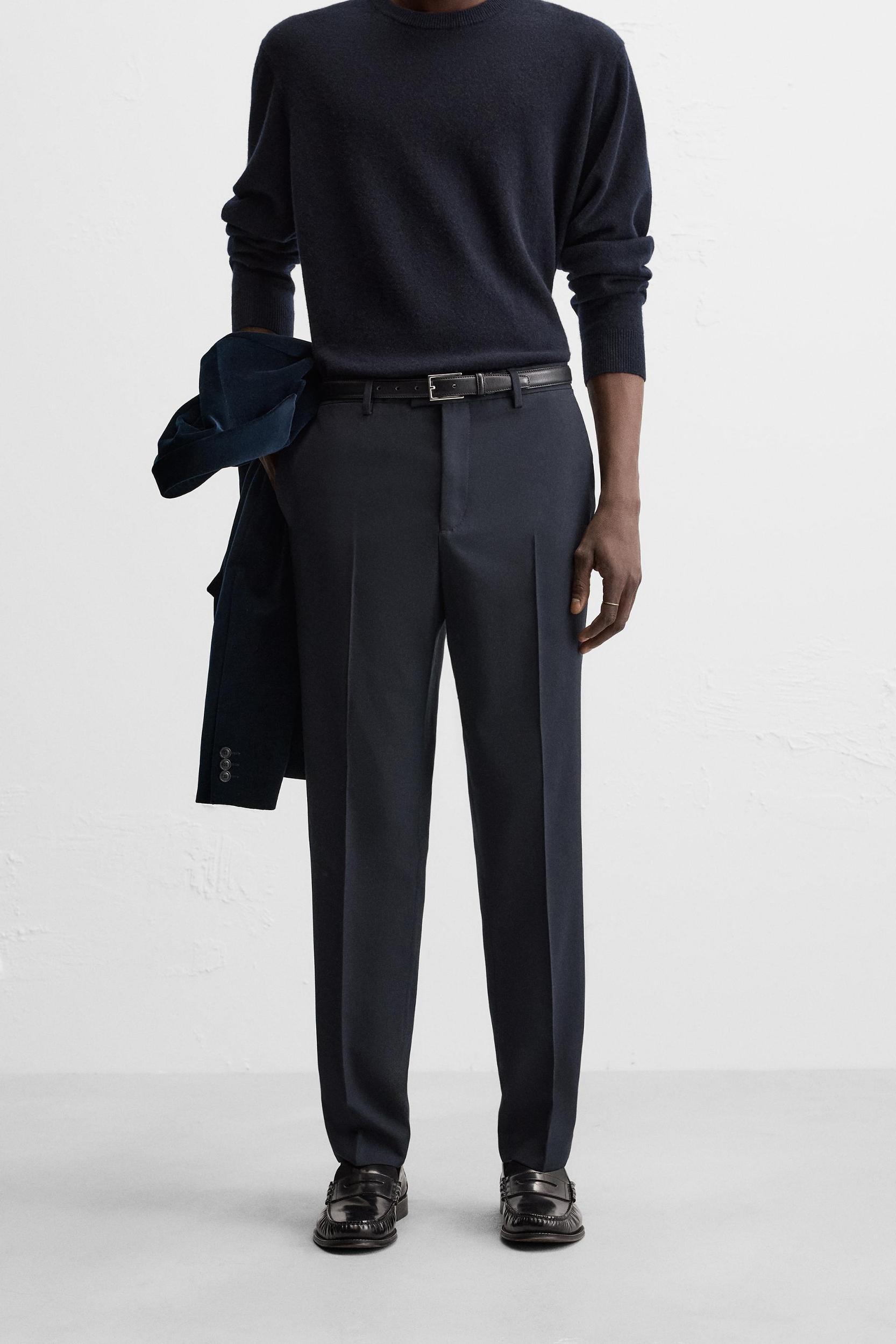 WOOL BLEND PANTS Product Image