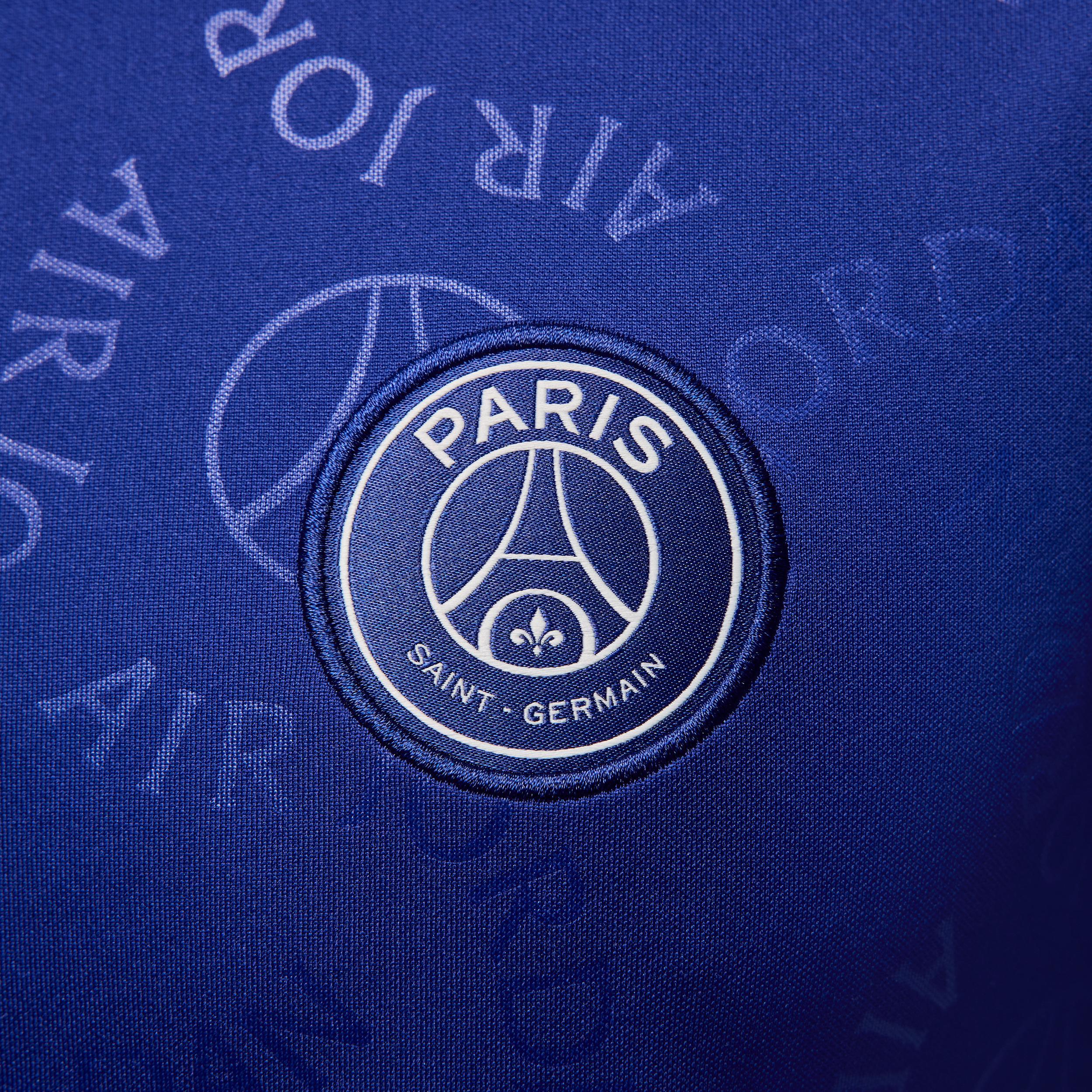 Nike Mens Paris Saint-Germain Academy Pro Fourth Jordan Dri-FIT Soccer Short-Sleeve Pre-Match Top Product Image