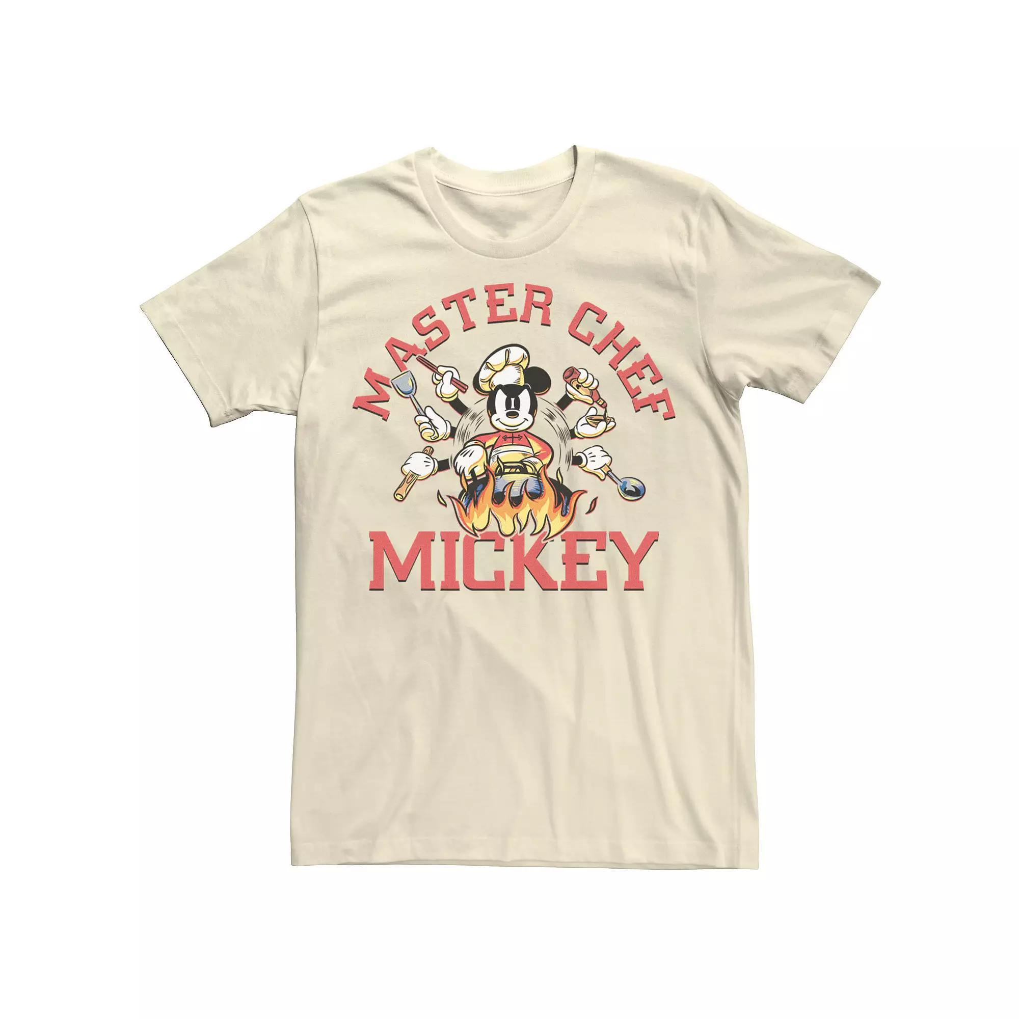 Disney's Mickey & Friends Master Chef Mickey Men's Tee, Size: 3XL, Natural Product Image