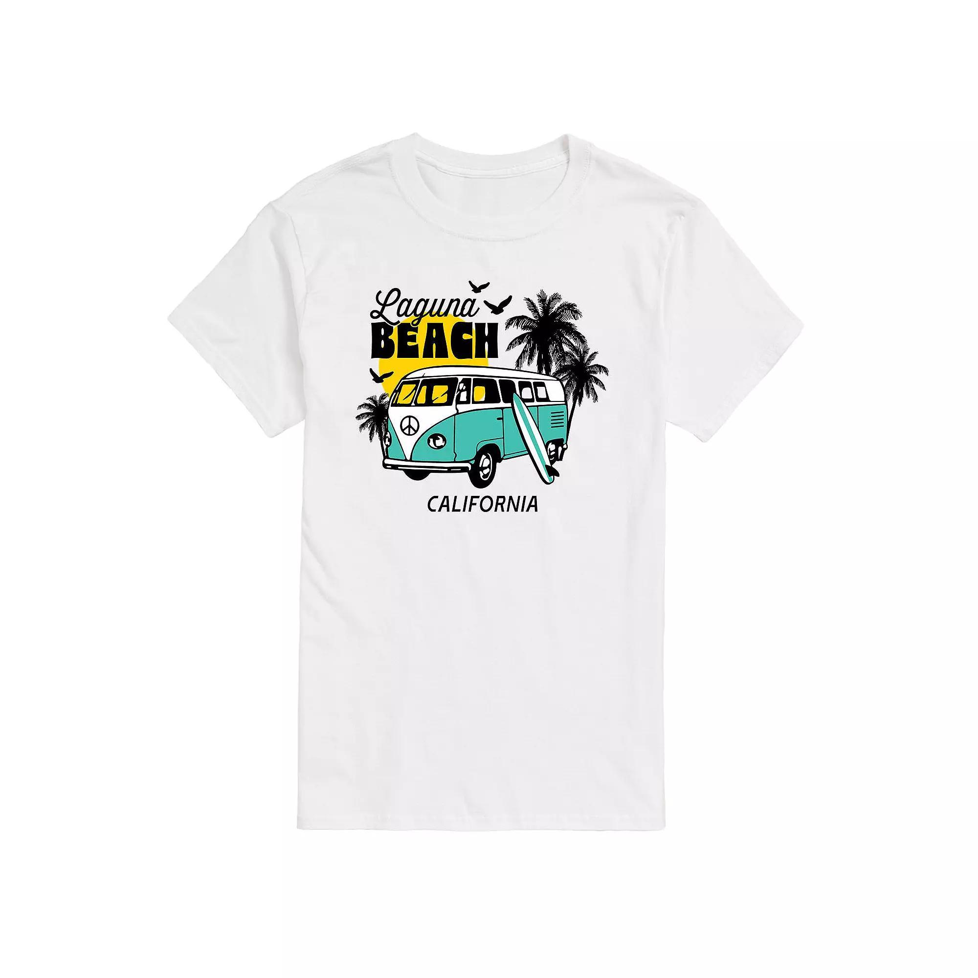 Big & Tall Laguna Beach California Graphic Tee., Men's, Size: XXL Tall, White Product Image