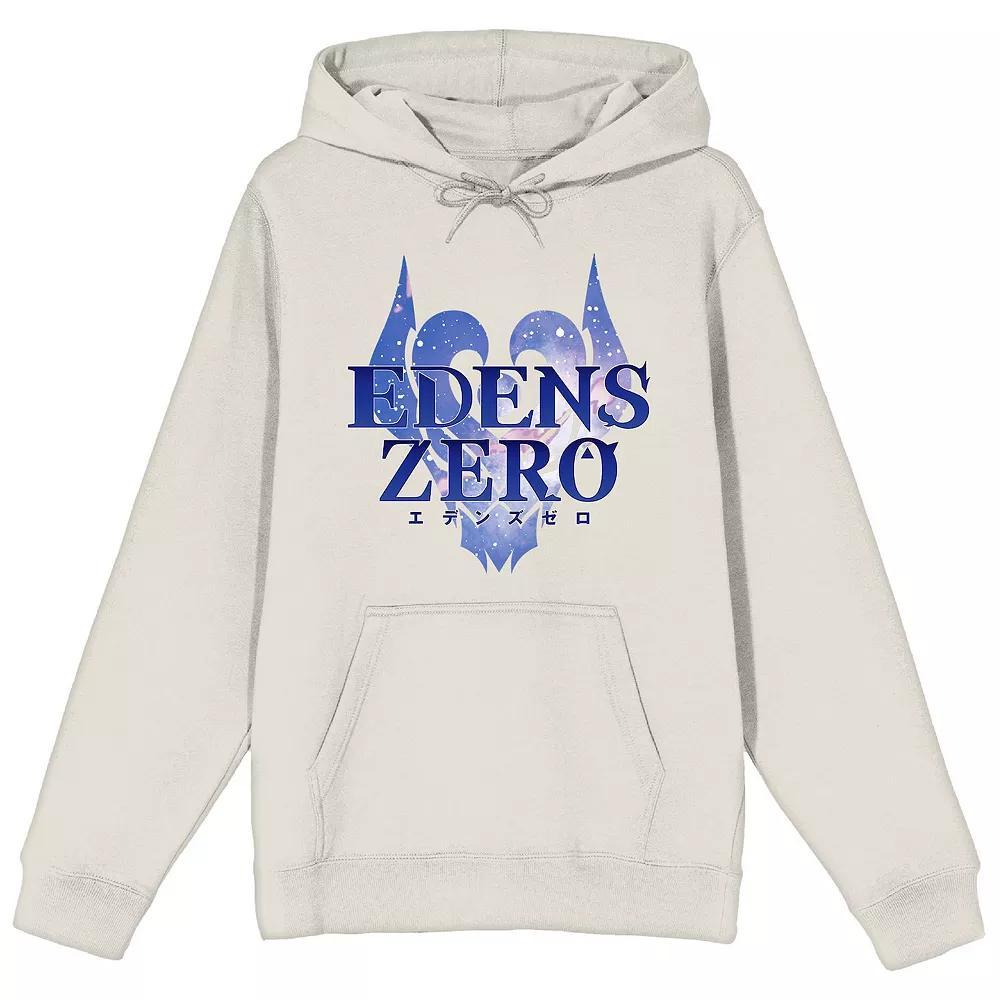 Men's Edens Zero Logo Graphic Hoodie, Size: Large, Beige Product Image