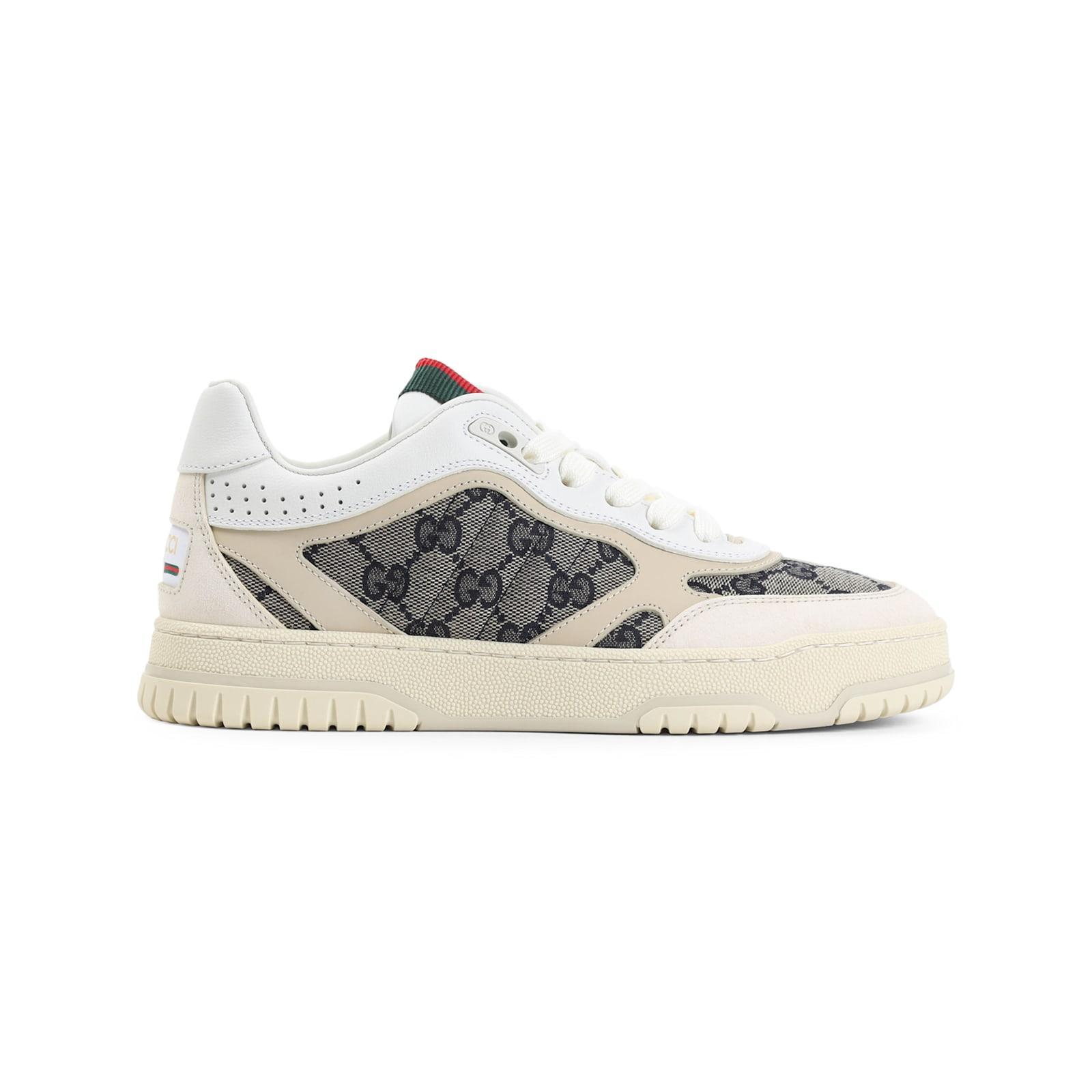 GUCCI Re-web Low-top Sneakers In Nude & Neutrals Product Image