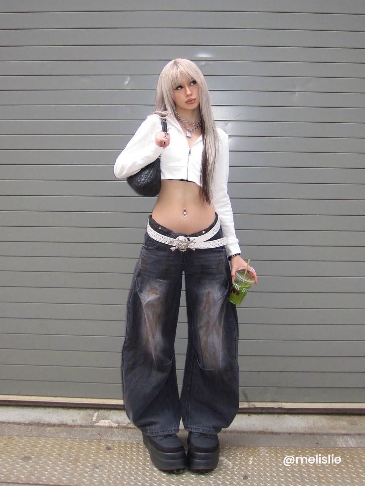 Aelfric Eden Super Baggy Barrel Jeans Product Image