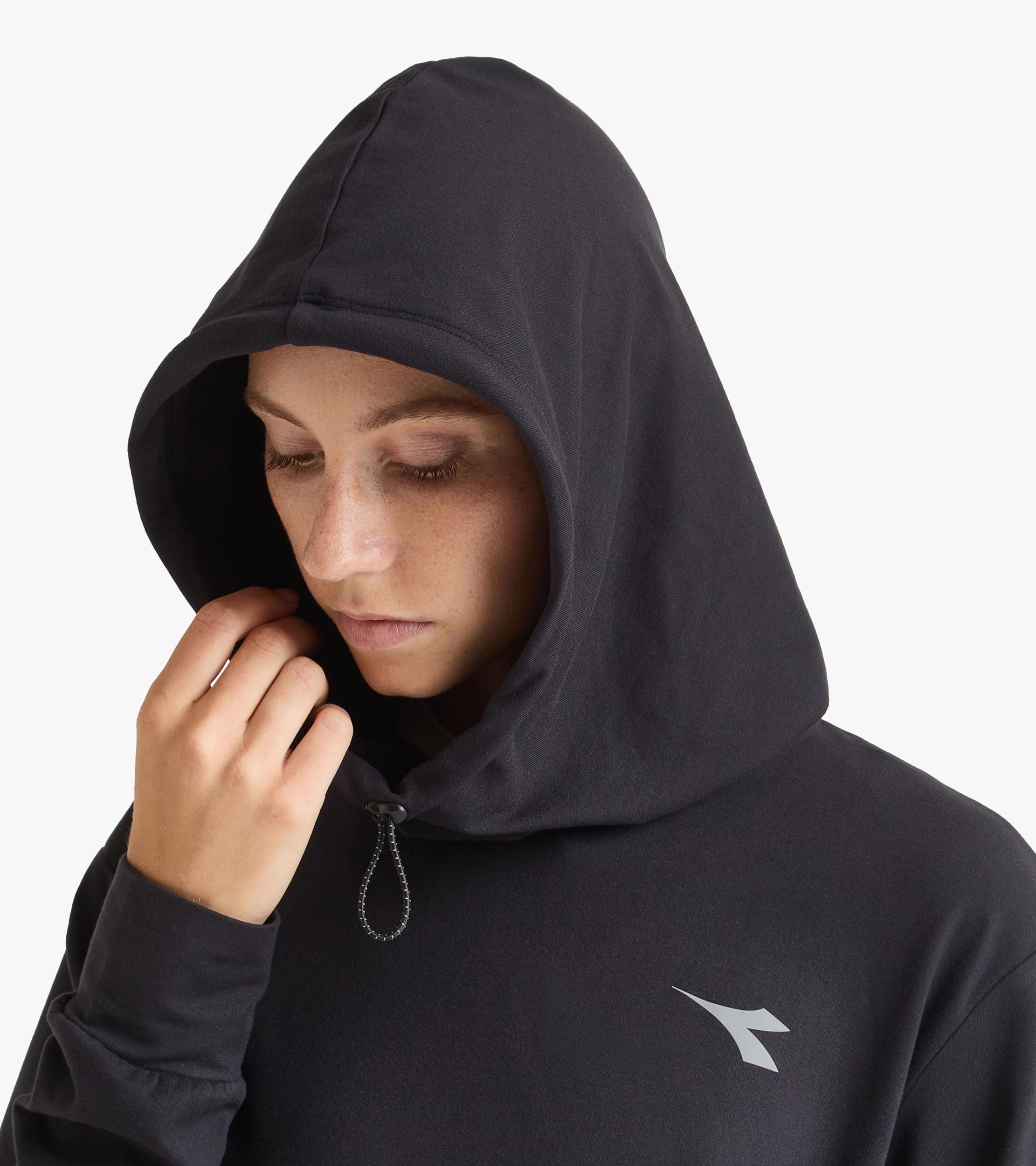 L. JERSEY PULLOVER HOODIE RUN CREW Product Image