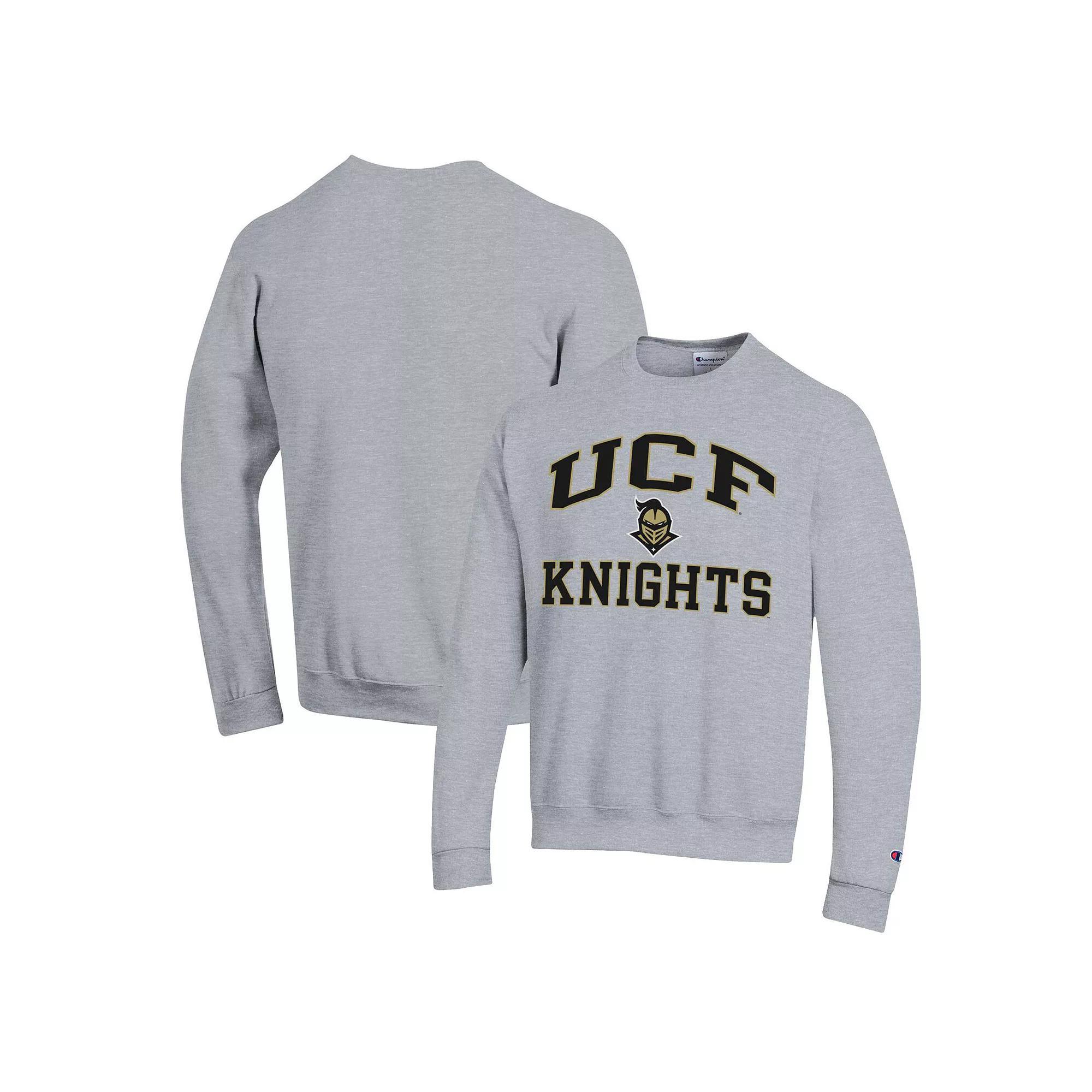 Mens Champion Heather Gray Stanford Cardinal High Motor Pullover Sweatshirt Product Image