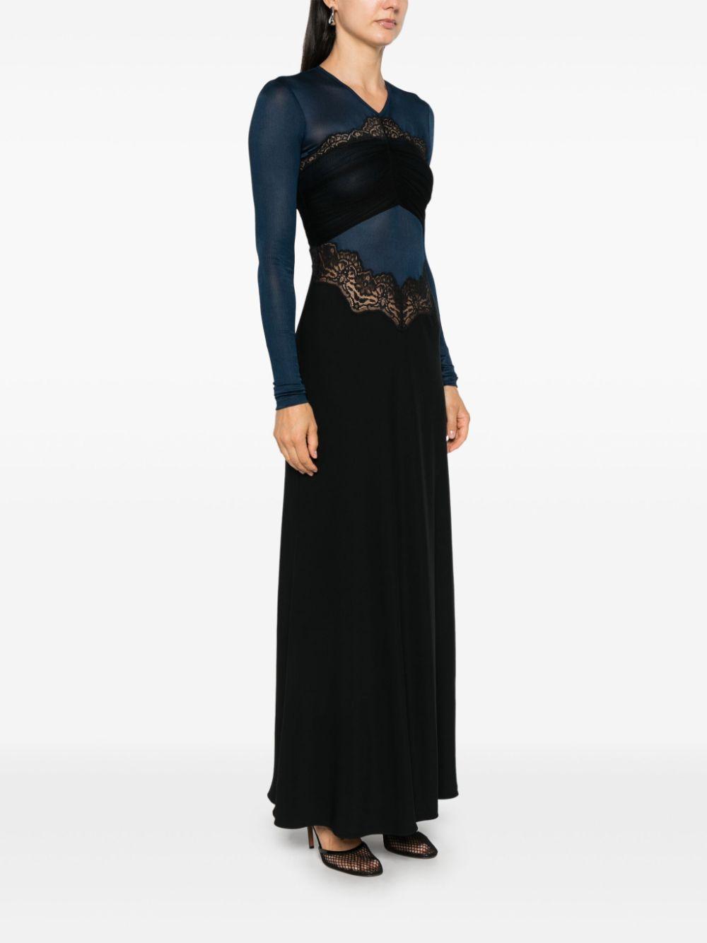 lace-detailed maxi dress Product Image