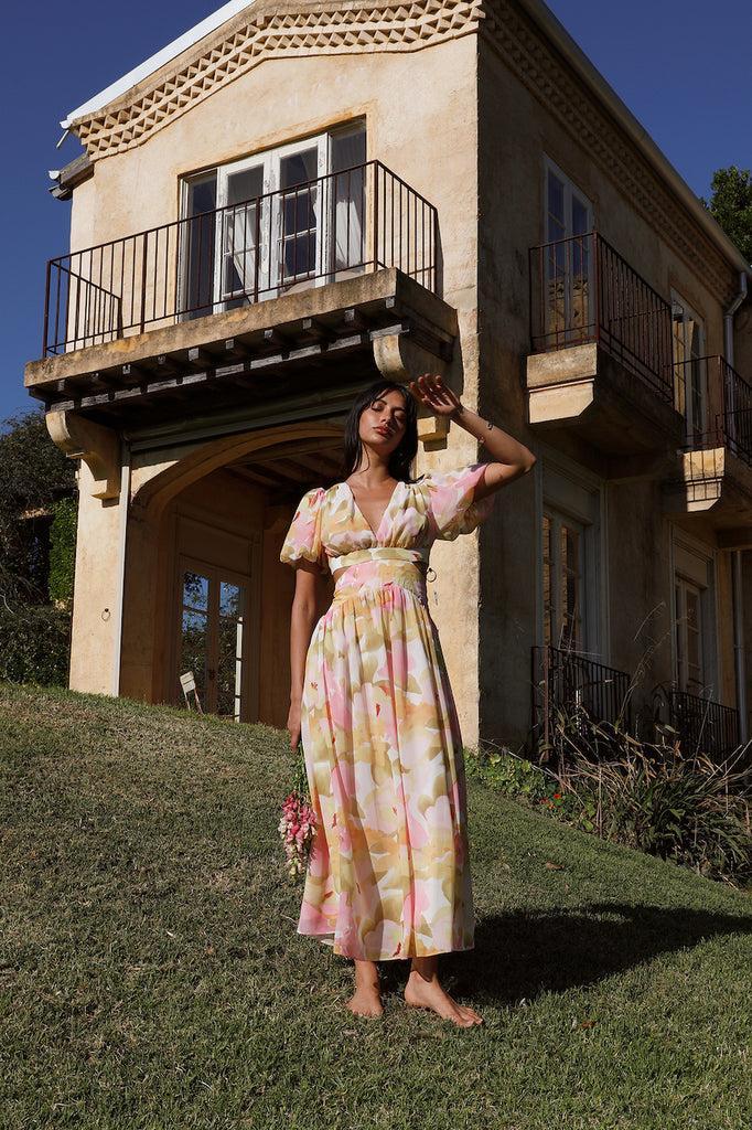 Sweet Darling Maxi Dress Multi Product Image