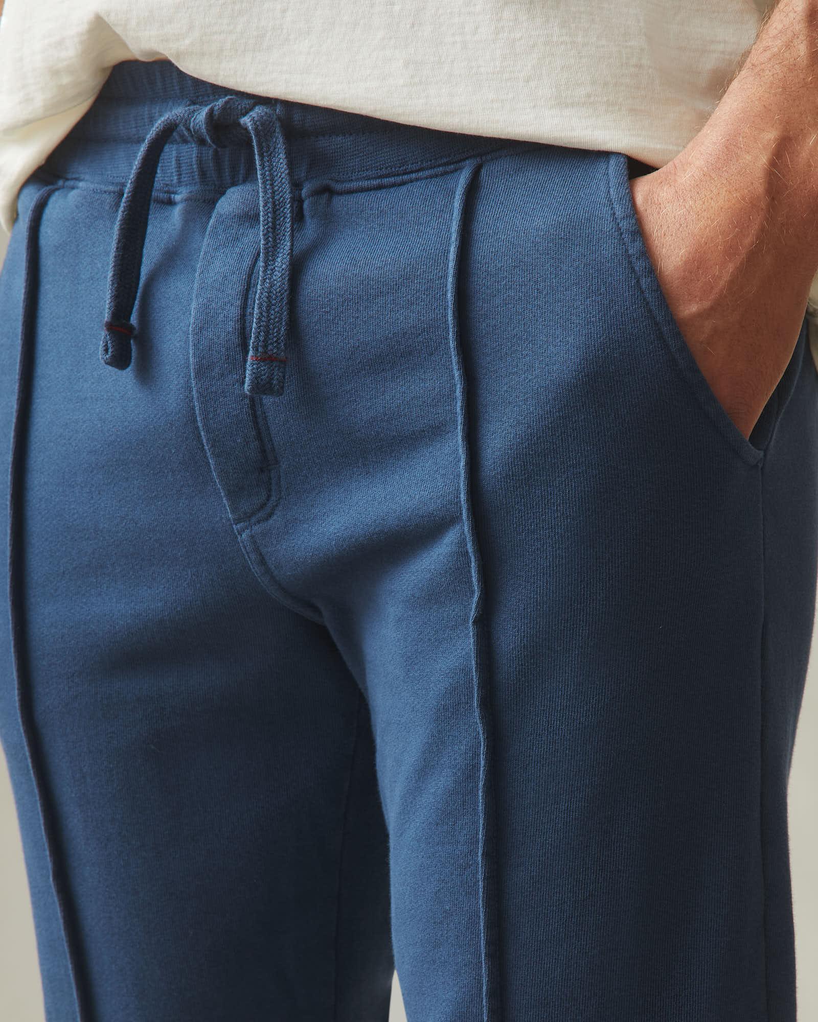 Men's Pintuck French Terry Jogger - Marine Navy Product Image