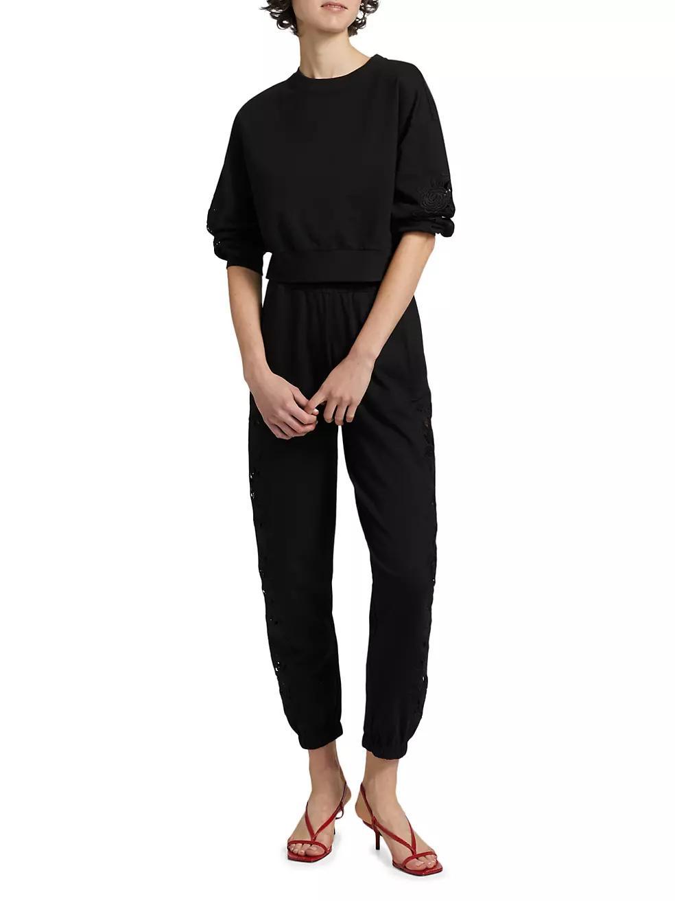 Arabella Lace Sweatshirt Product Image