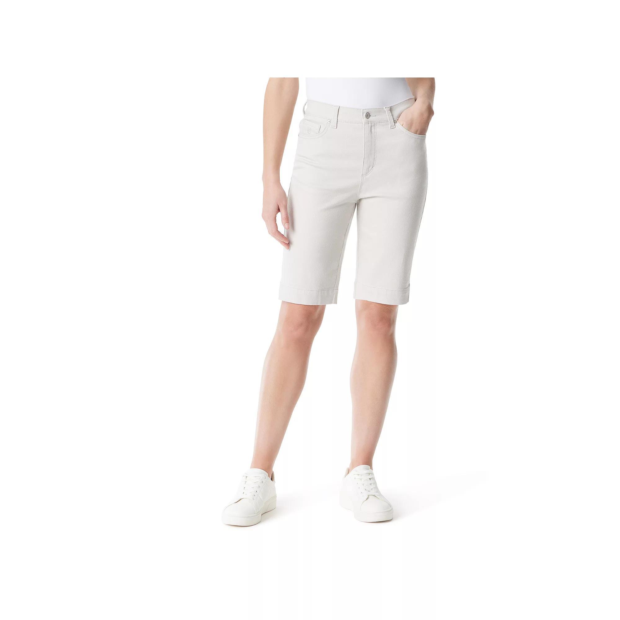 Womens Gloria Vanderbilt Amanda Bermuda Shorts Product Image
